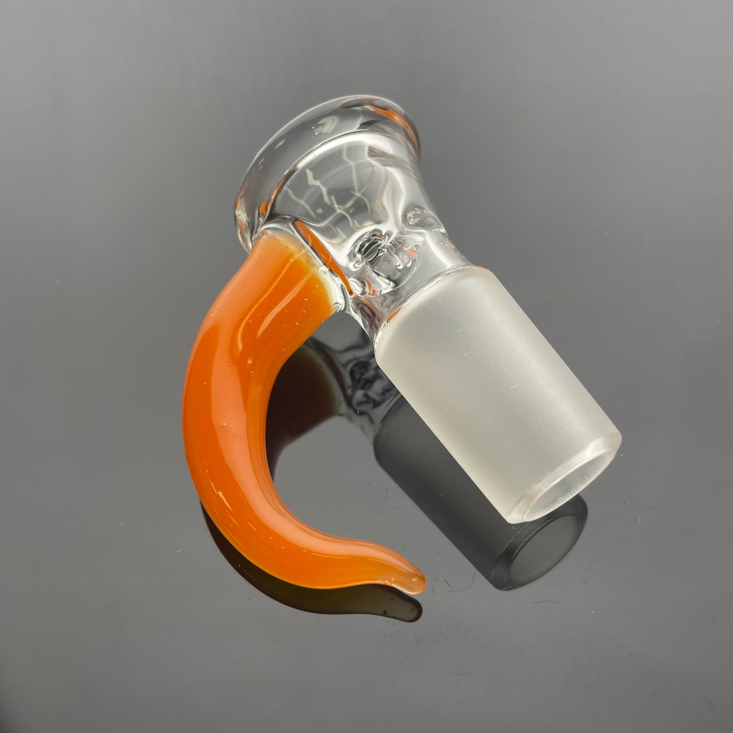 Discobox Clear Bowl w/ Horn 18mm 4 Hole