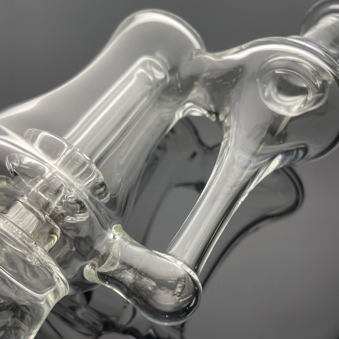 Green Belt Puffco Peak Recycler Top - Clear