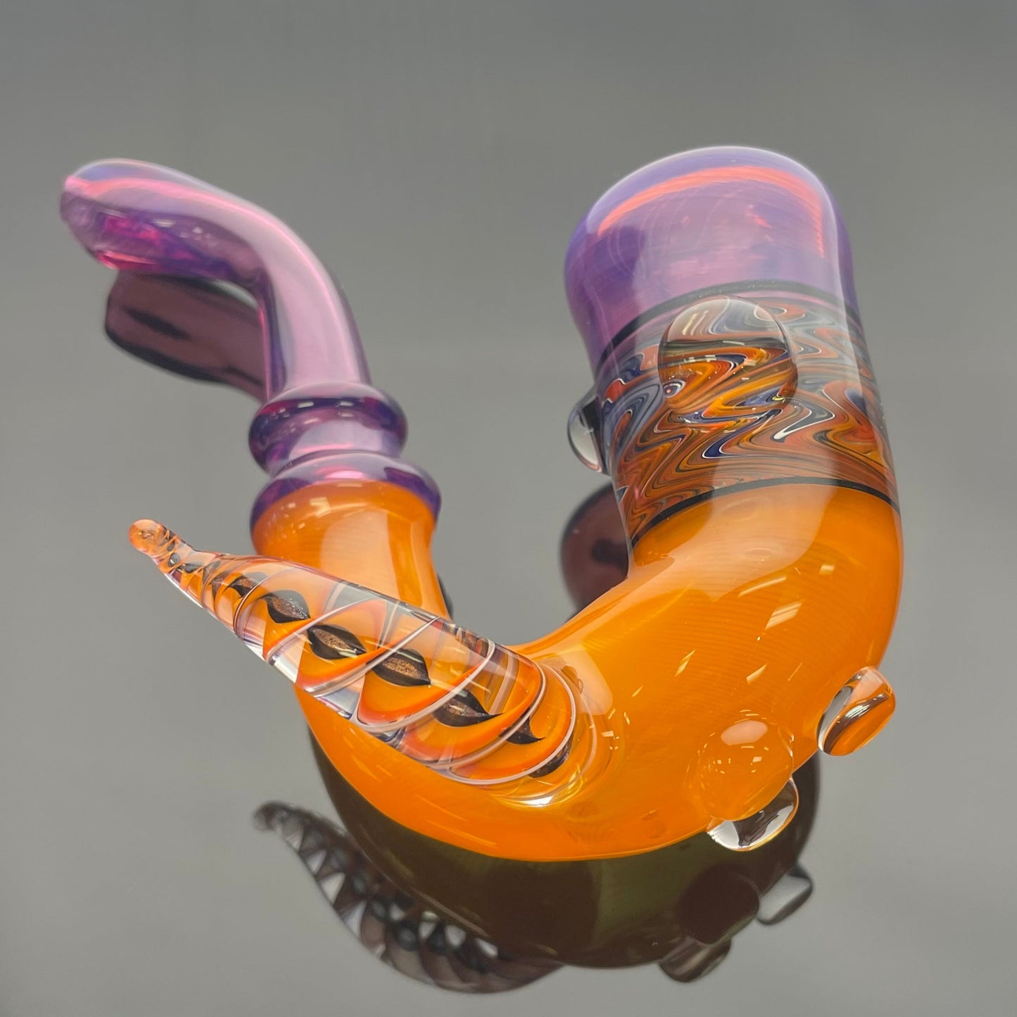 Mooks Glass Heady Sherlock Hand Pipe - #1