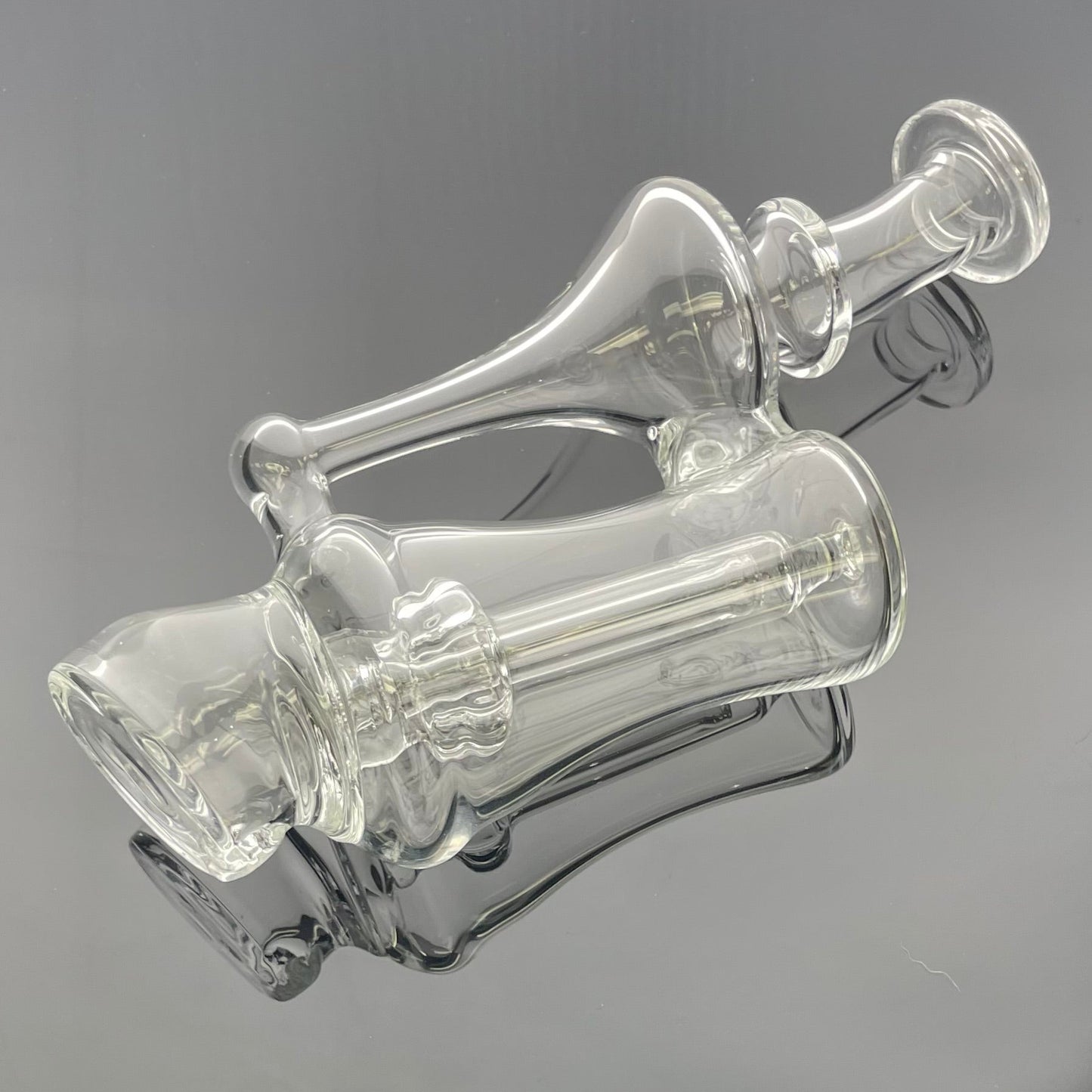 Green Belt Puffco Peak Recycler Top - Clear