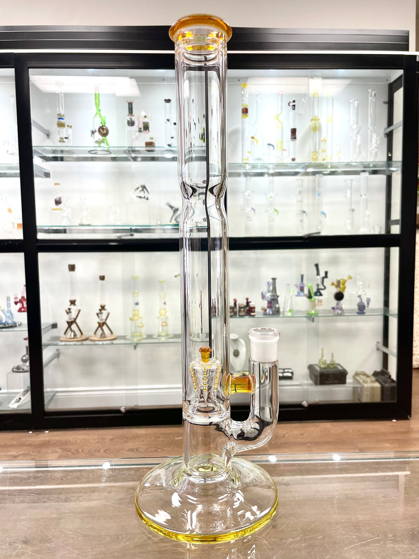 Jamms Straight Tube w/ Natty Nub Perc - NS Yellow