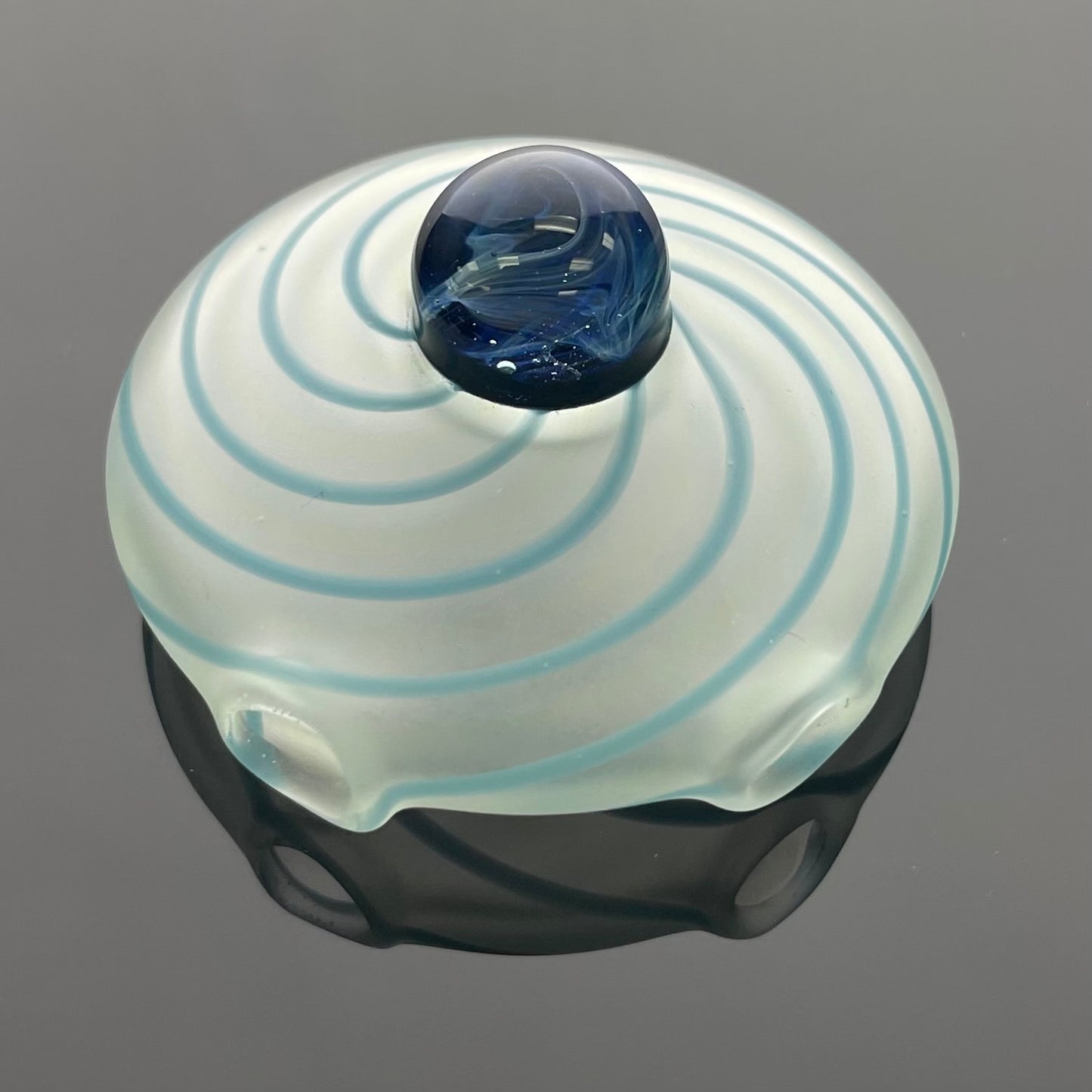 Campfire Glass Hollow Swirl Pendant