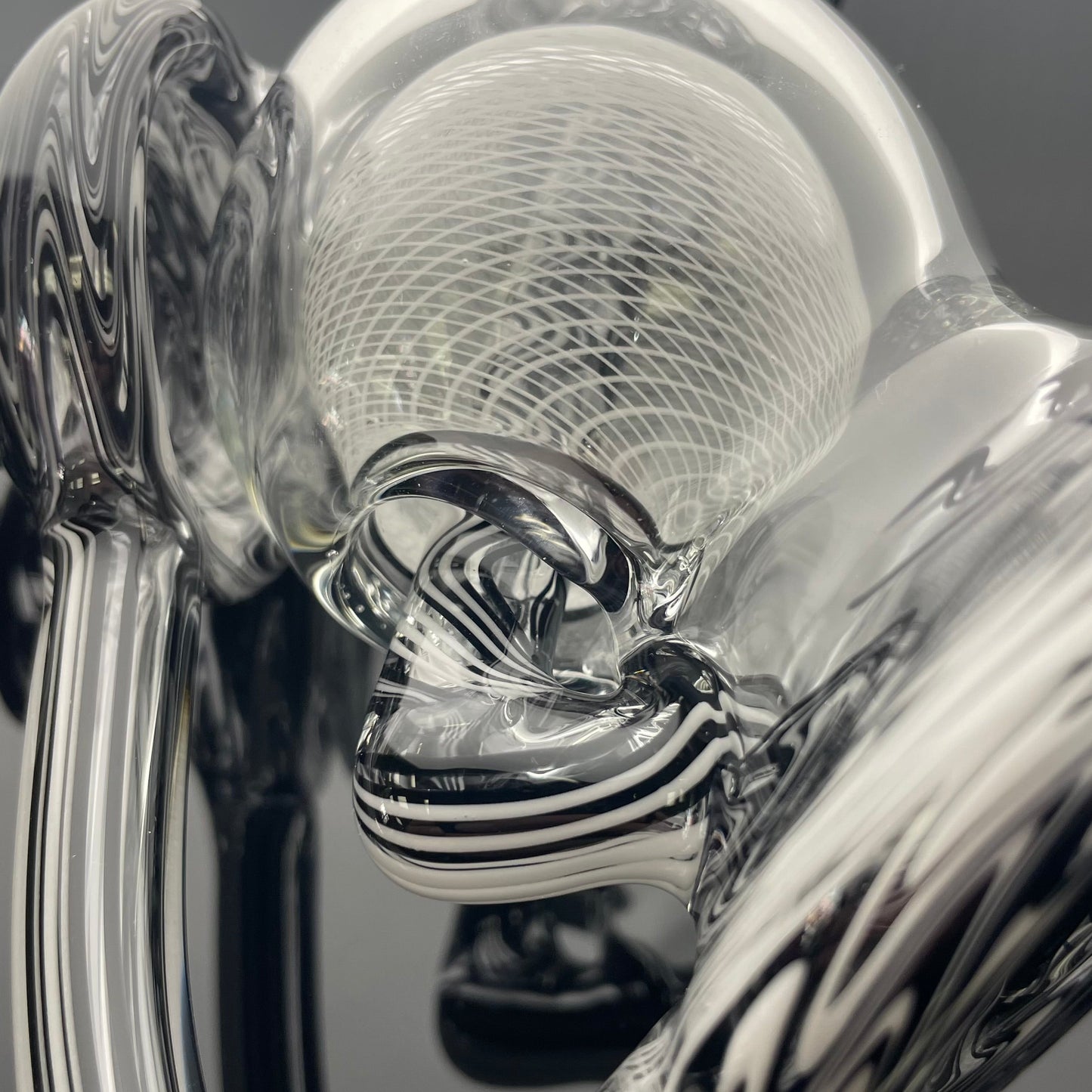 JHoney WigWag & Retti Ball Cycler Rig - Black & White w/ Slurper Set