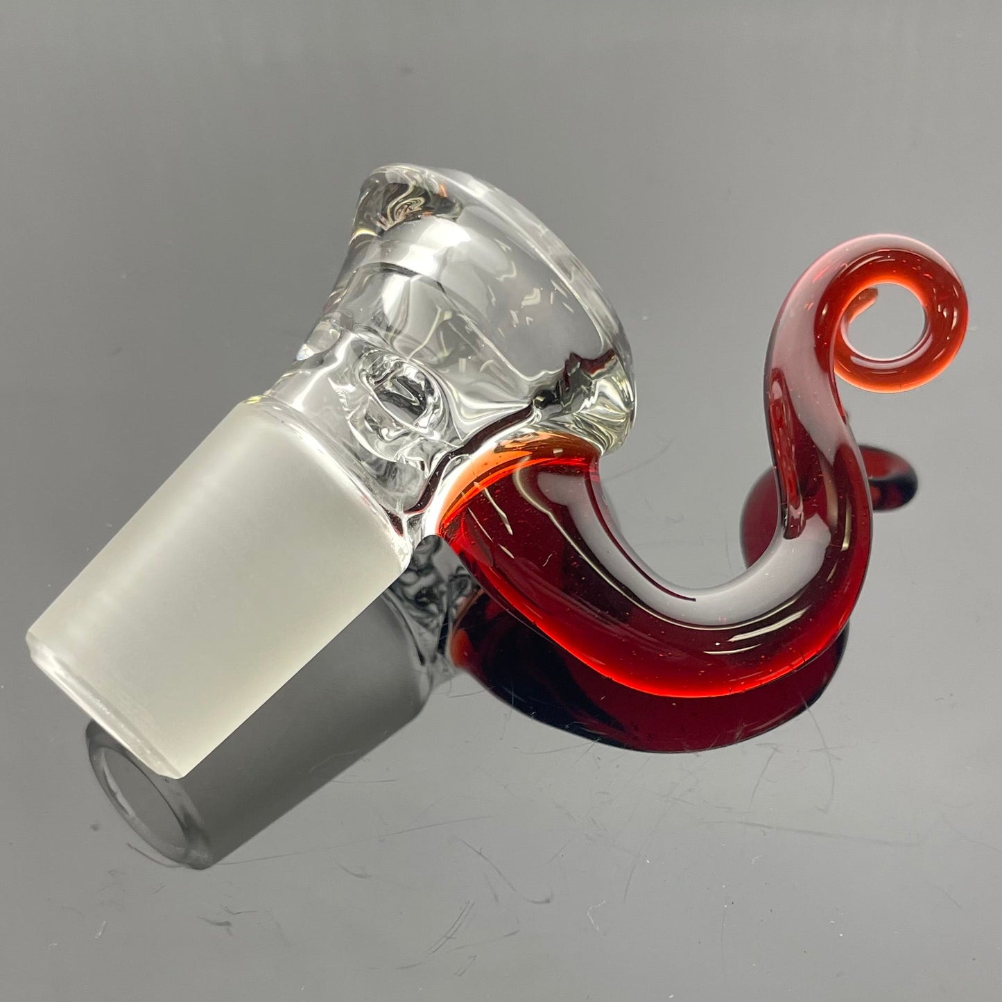 Discobox Clear Bowl w/ Horn 18mm 4 Hole