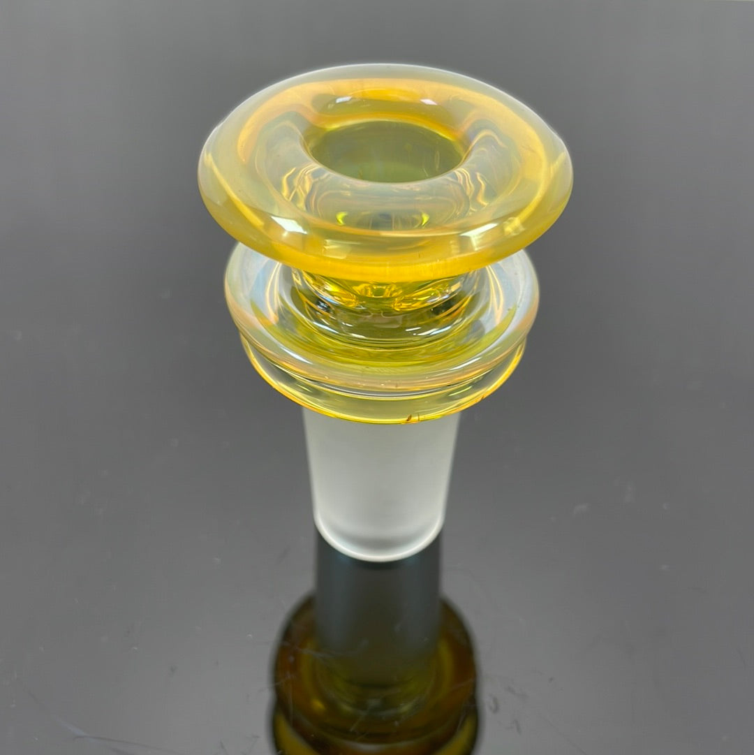 Jesse Who 44mm Fumed Gridcap Tube w/ Breakwater Function - Single Bore w/ Sculpted Mid Section