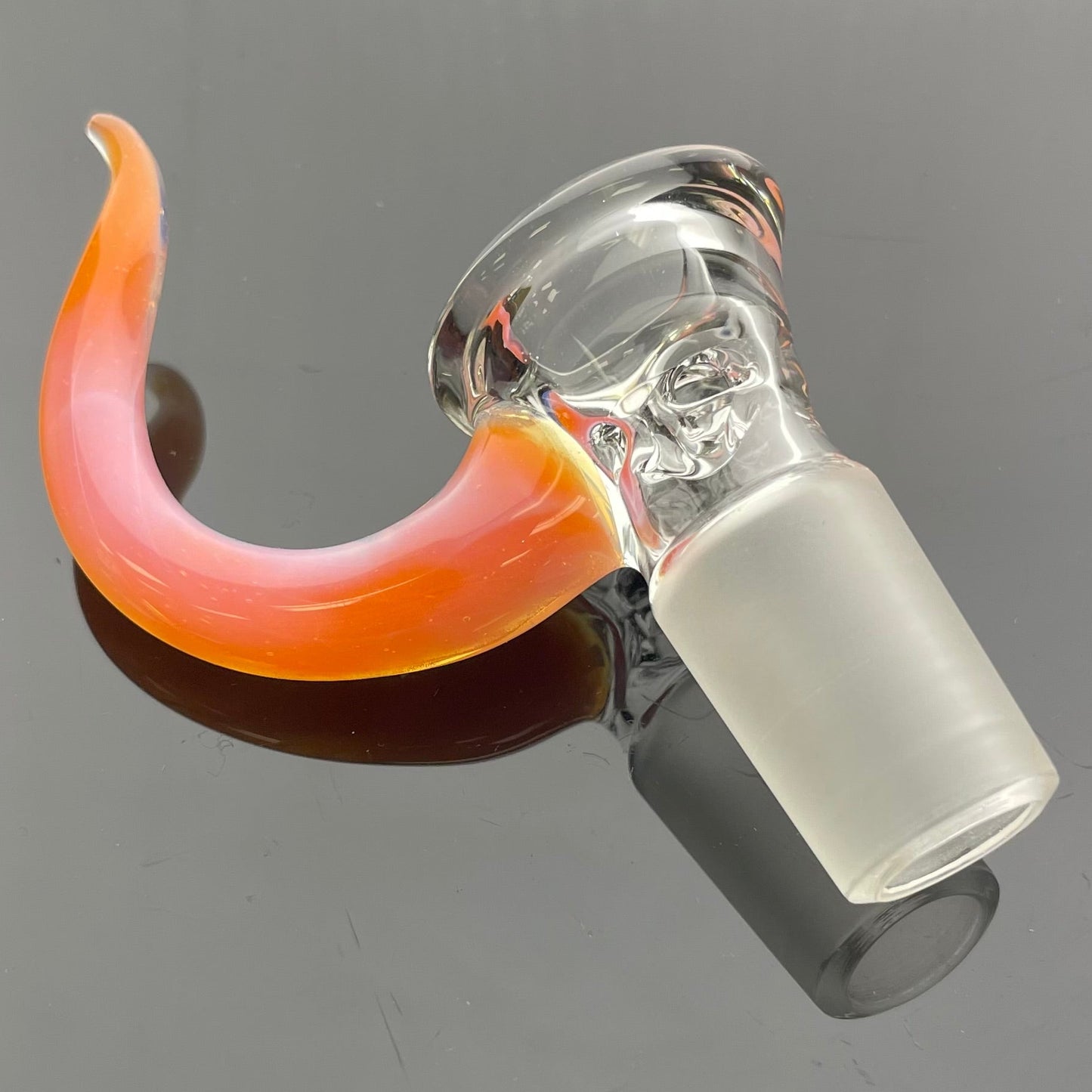 Discobox Clear Bowl w/ Horn 18mm 4 Hole