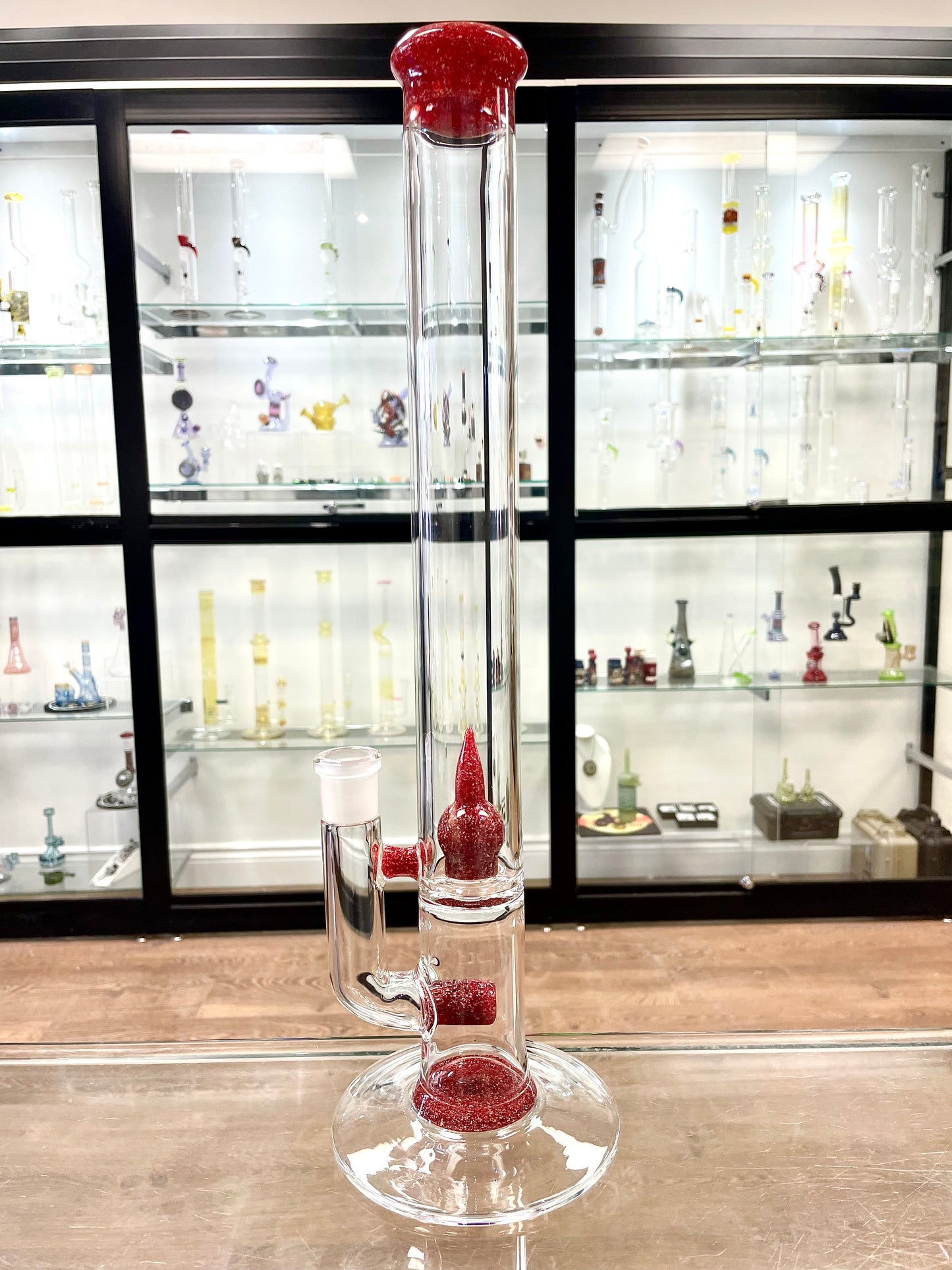 Green Belt Colour Accented Stemline Tube w/ Imperial - Red Blizzard