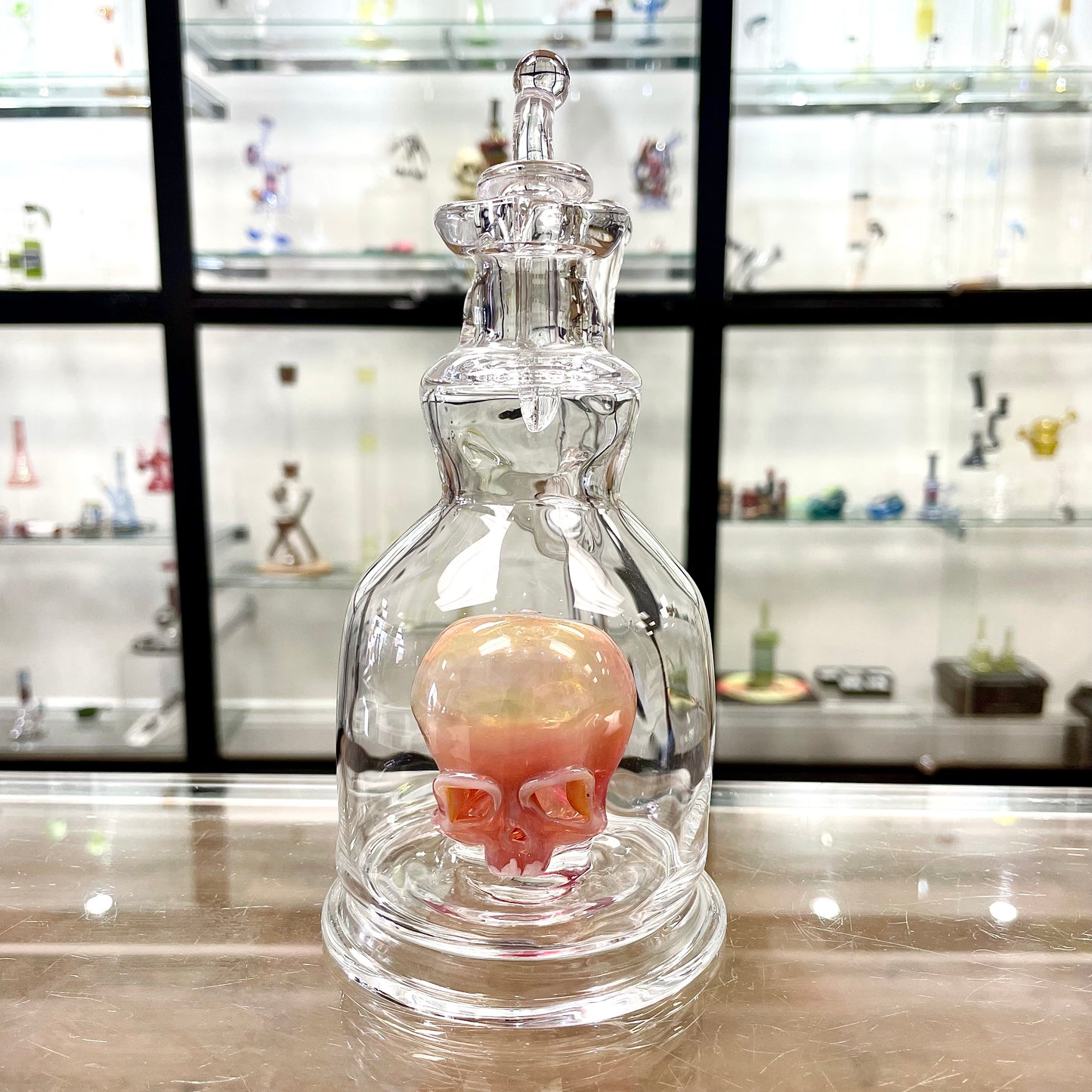 Dave Ro Dry Hash Kettle w/ Coloured Skull - #2
