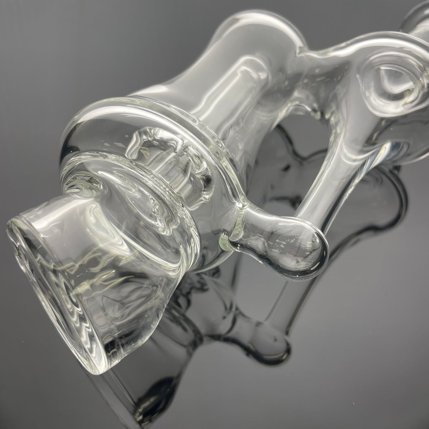 Green Belt Puffco Peak Recycler Top - Clear