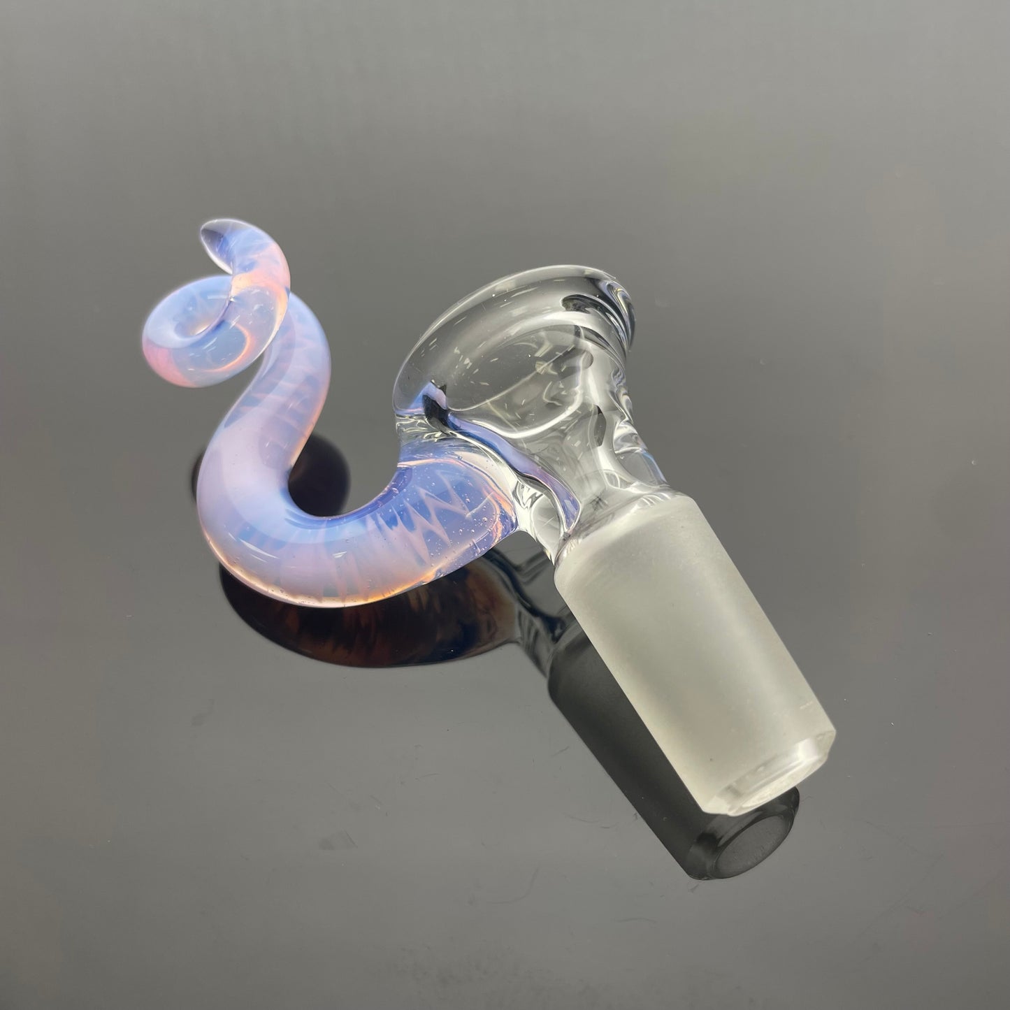 Discobox Clear Bowl w/ Horn 14mm 1 Hole