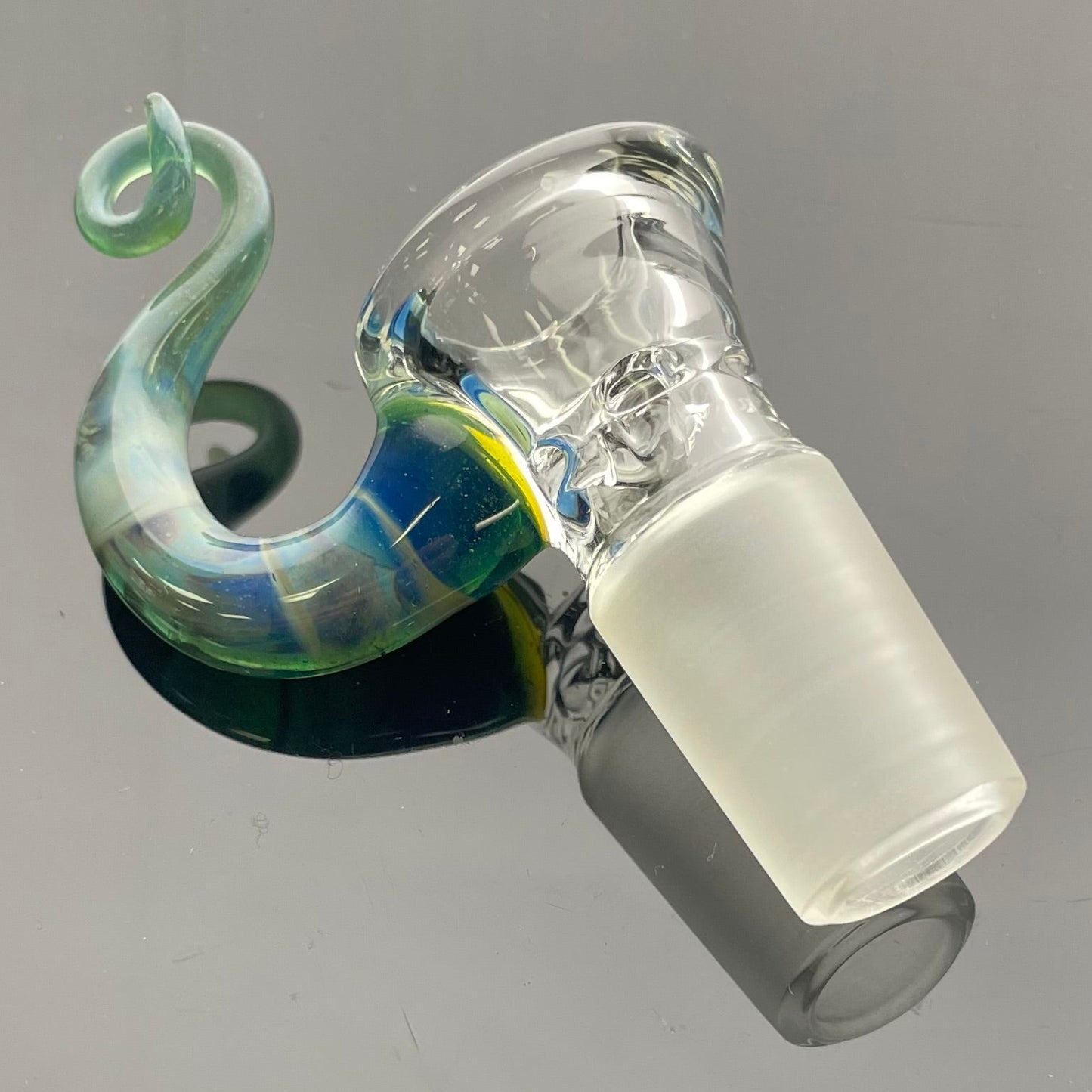 Discobox Clear Bowl w/ Horn 18mm 4 Hole
