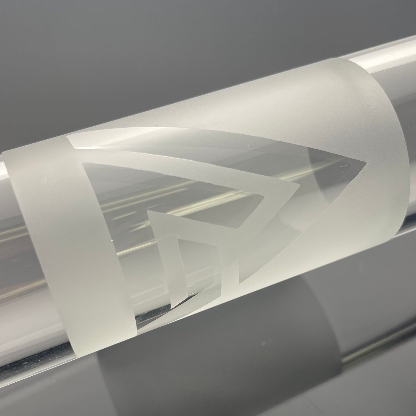 Gore Glass 44mm Clear Dual Stem Straight Tube