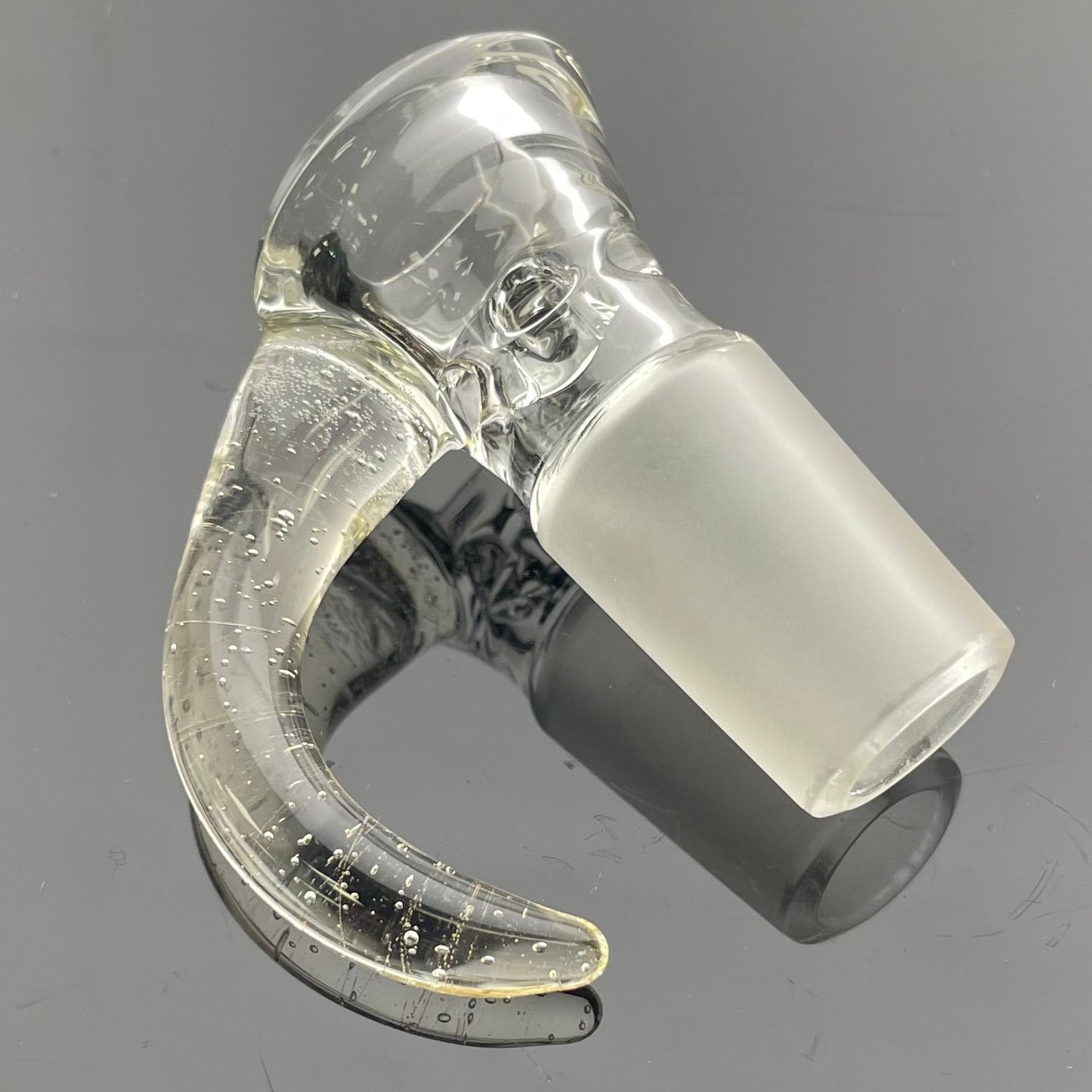 Discobox Clear Bowl w/ Horn 18mm 4 Hole