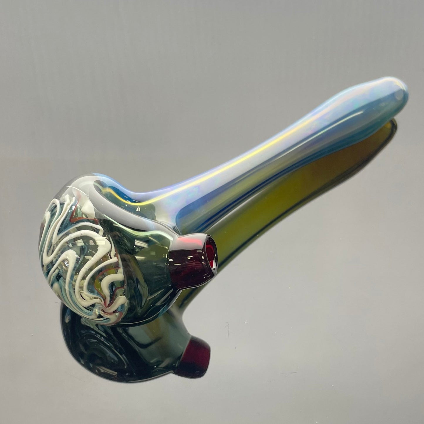 Shine Pipe Fume Coloured Pipe with Reverse Axis Bowl - Various Styles