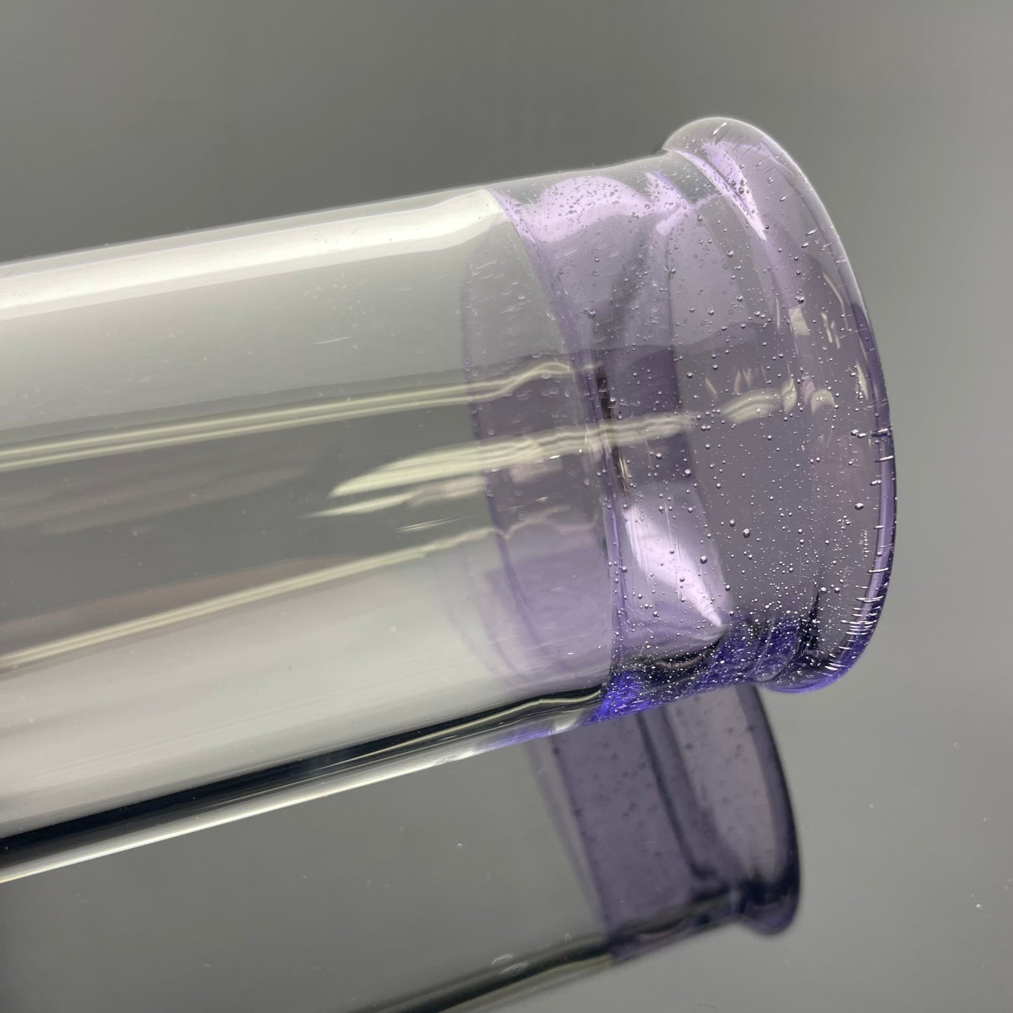 Philip Legge Medium Beaker w/ Colour Accents - Purple Lollipop