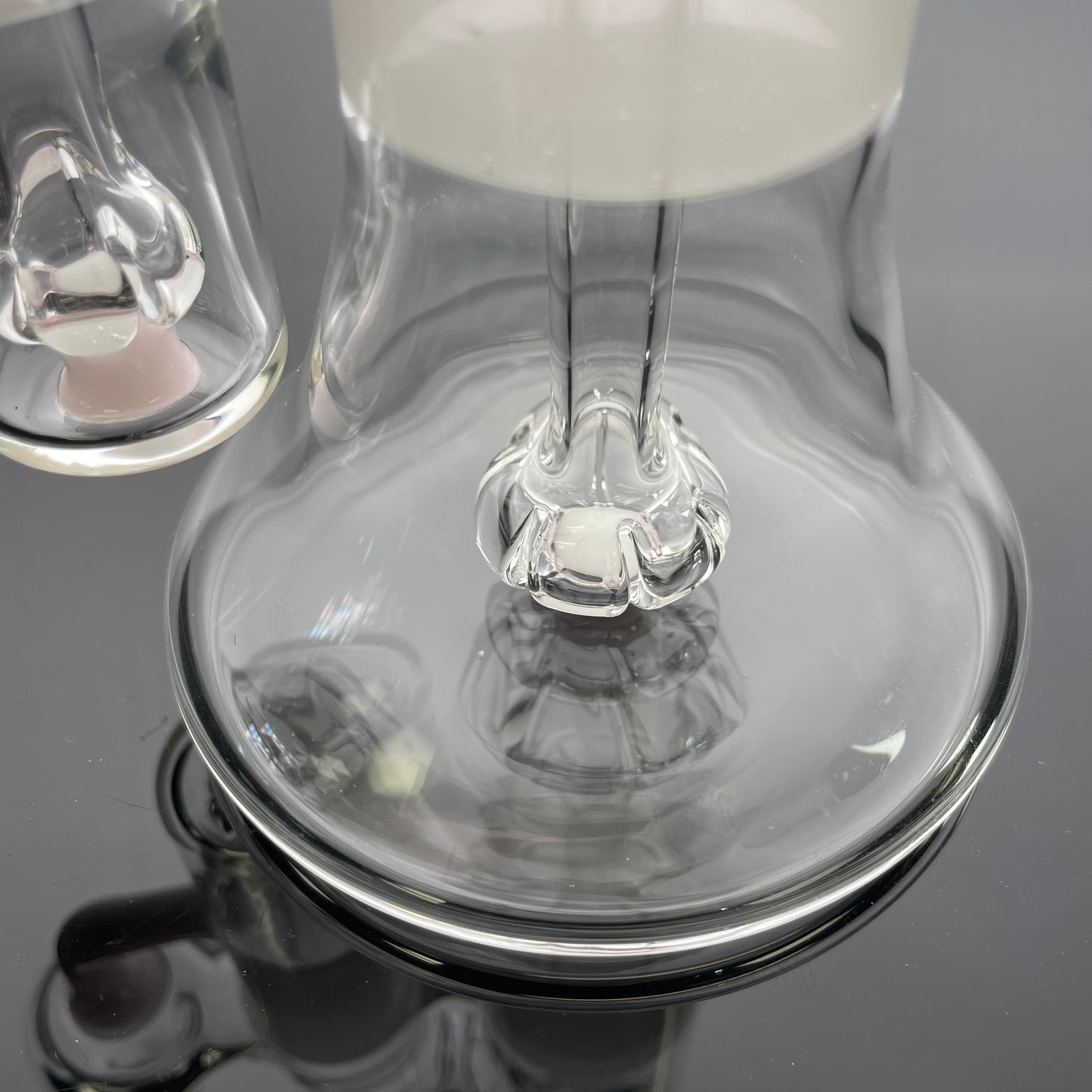 Green Belt Colour Accented Double Bubbler 18mm - Exp Peach/Starwhite & Pink Lollipop/Starwhite