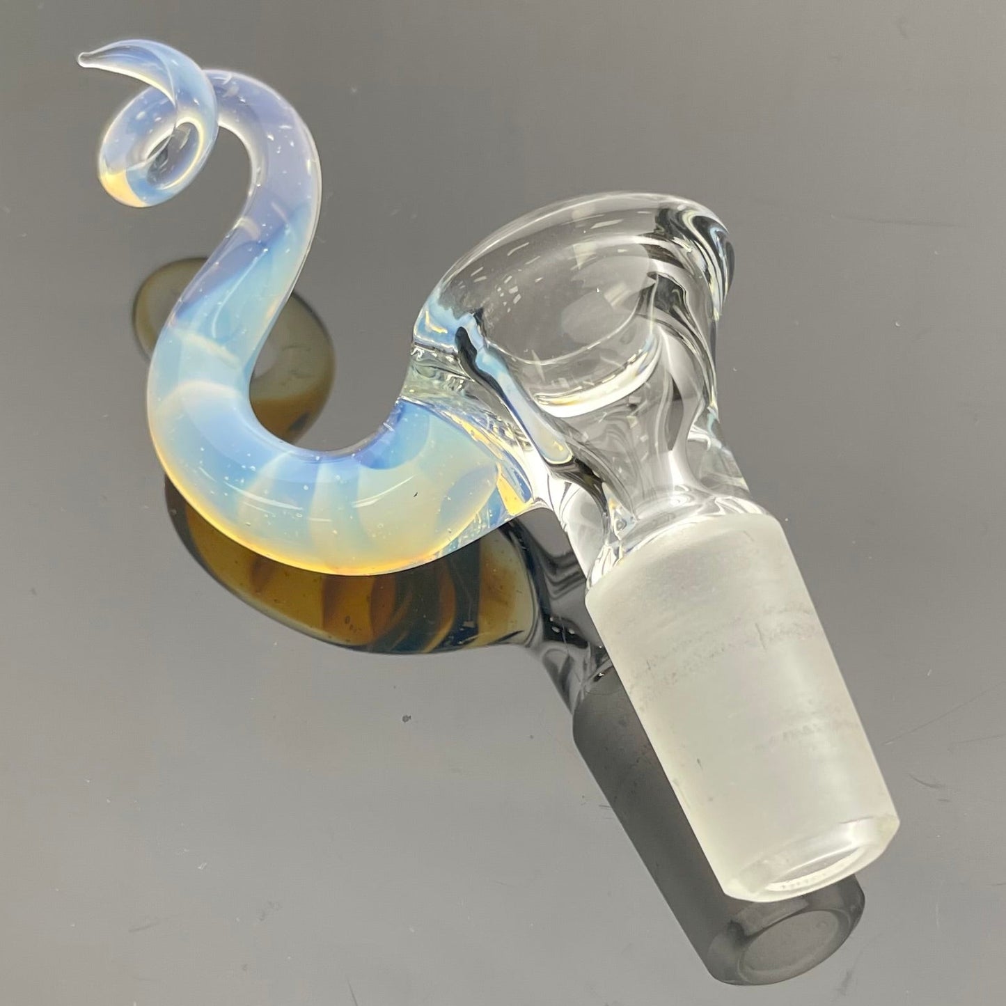 Discobox Clear Bowl w/ Horn 14mm 1 Hole