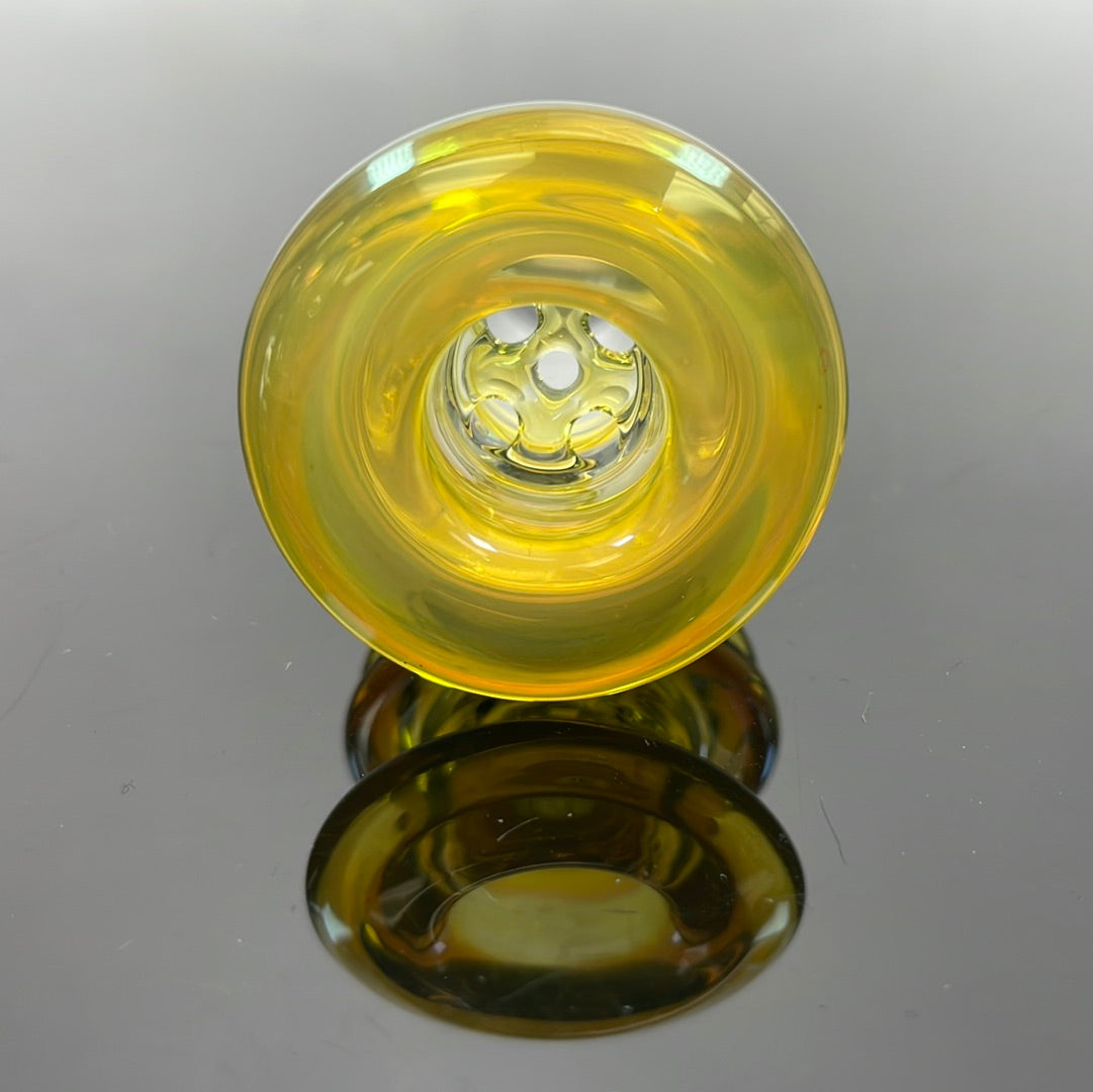 Jesse Who 44mm Fumed Gridcap Tube w/ Breakwater Function - Single Bore w/ Sculpted Mid Section
