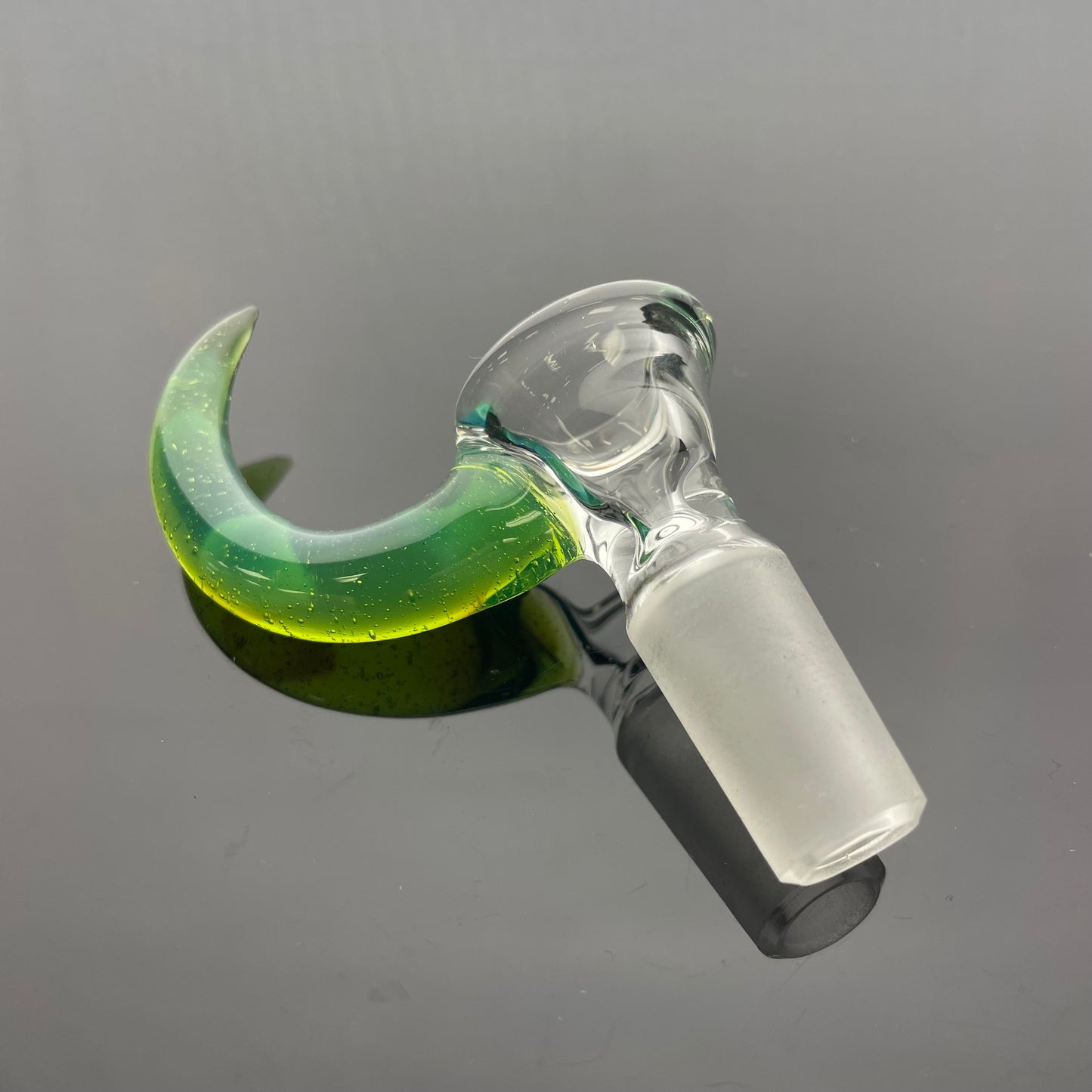 Discobox Clear Bowl w/ Horn 14mm 1 Hole
