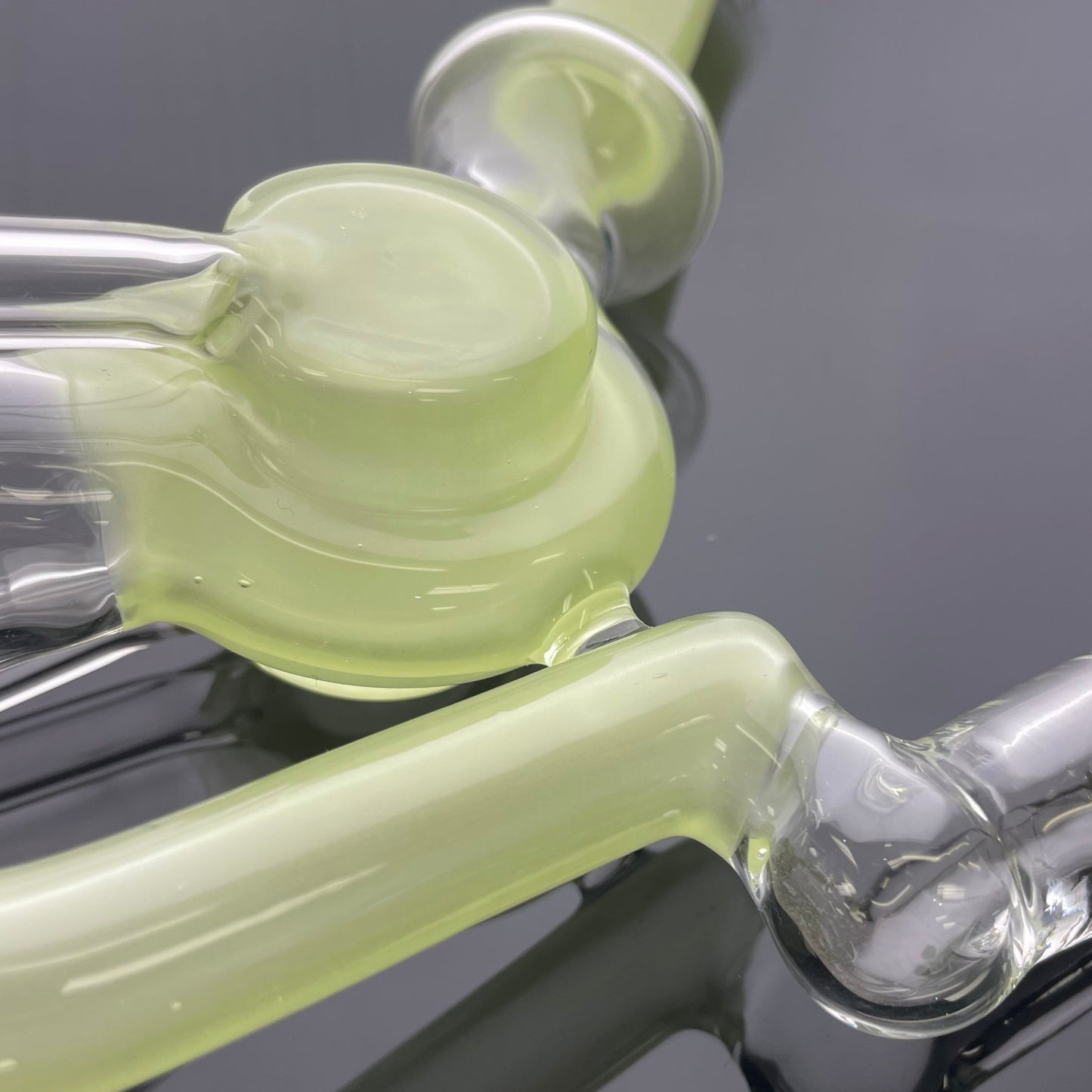 Eka Glass Lil' Dipper Rig - Ghosted Slyme