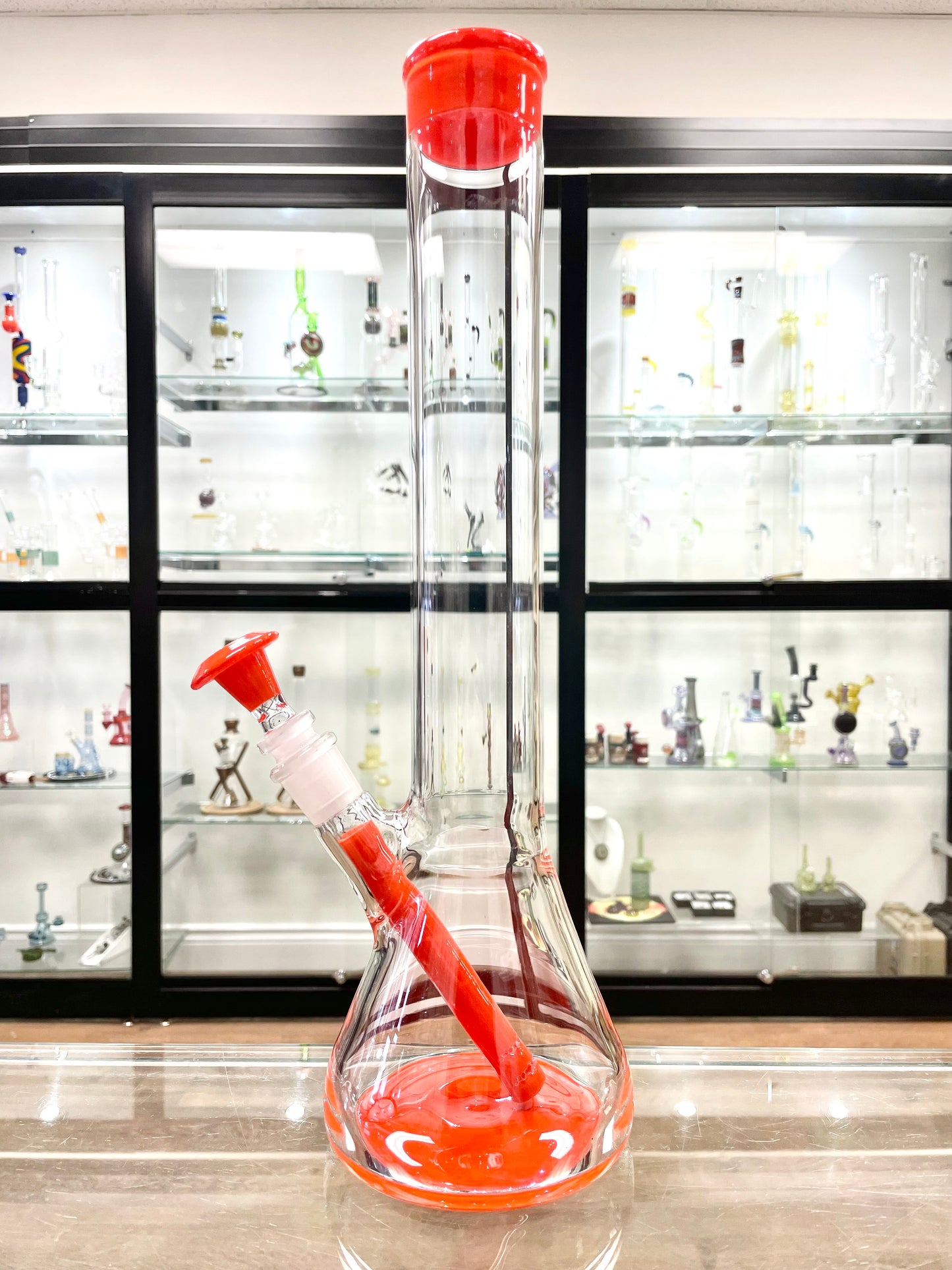 Philip Legge Medium Beaker w/ Colour Accents - Poppy