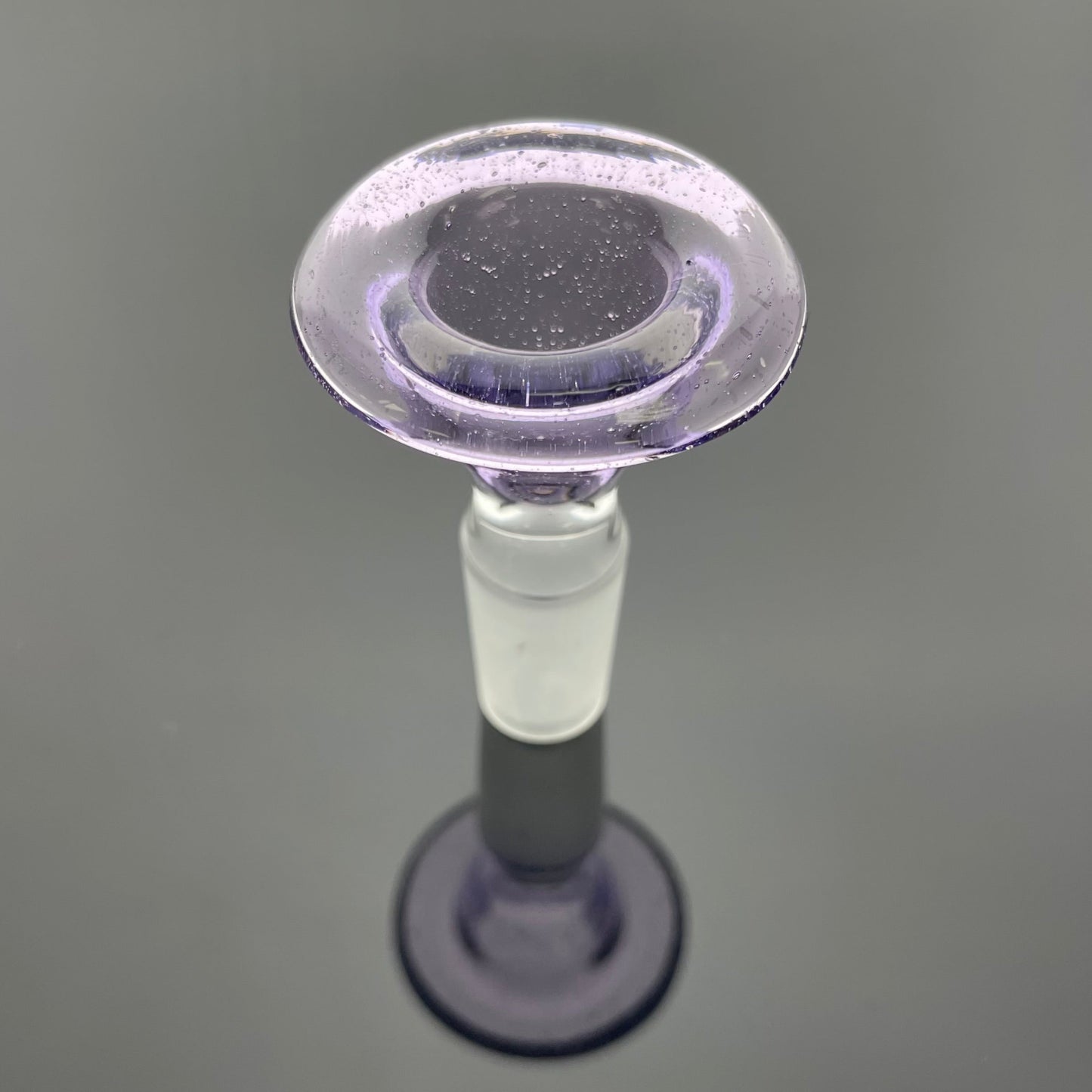 Philip Legge Medium Beaker w/ Colour Accents - Purple Lollipop
