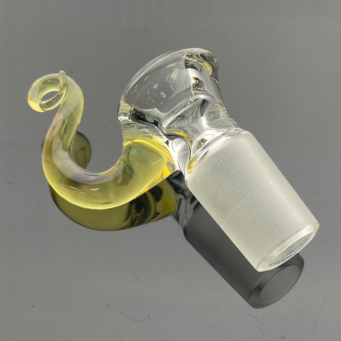 Discobox Clear Bowl w/ Horn 18mm 1 Hole