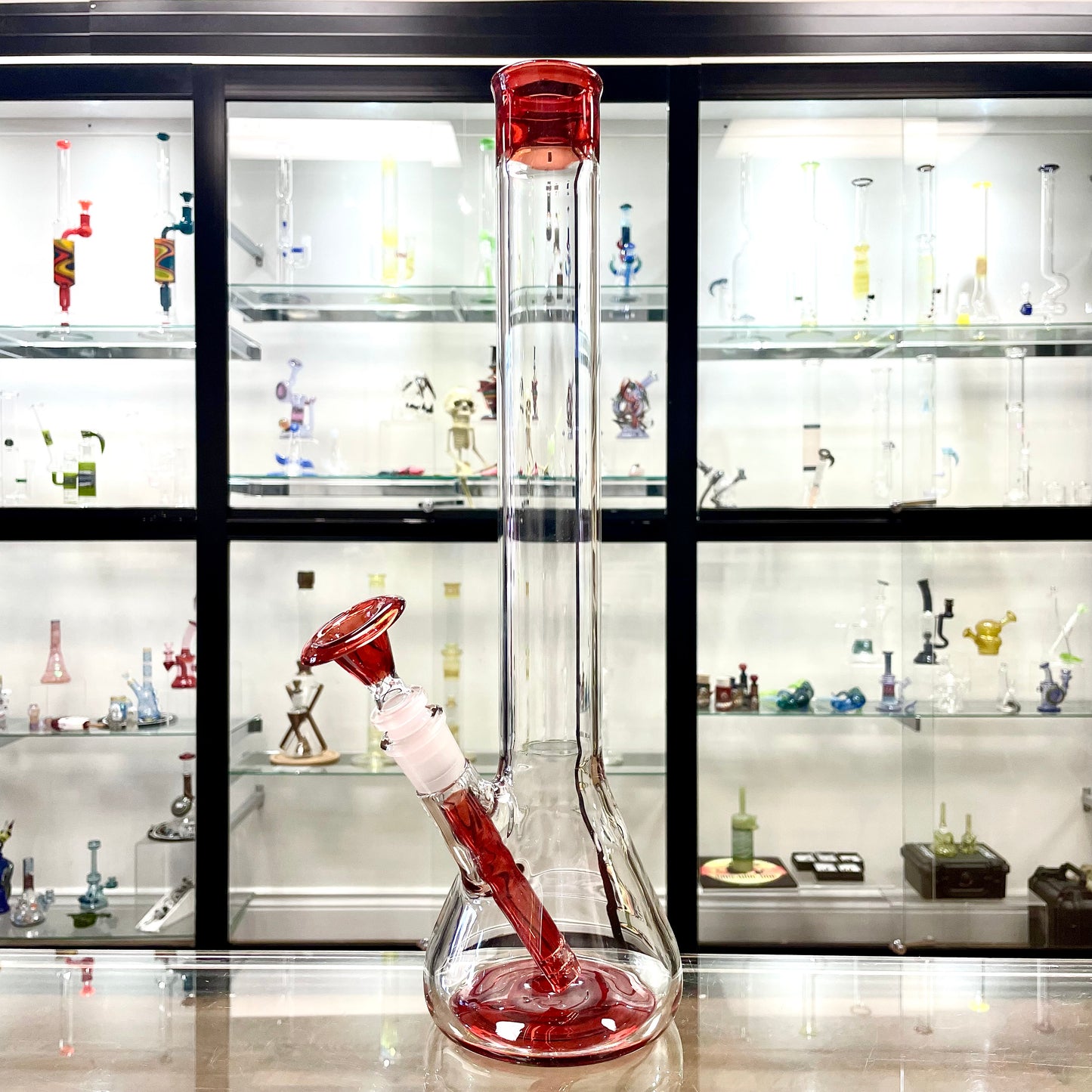 Philip Legge Medium Beaker w/ Colour Accents - Red Elvis