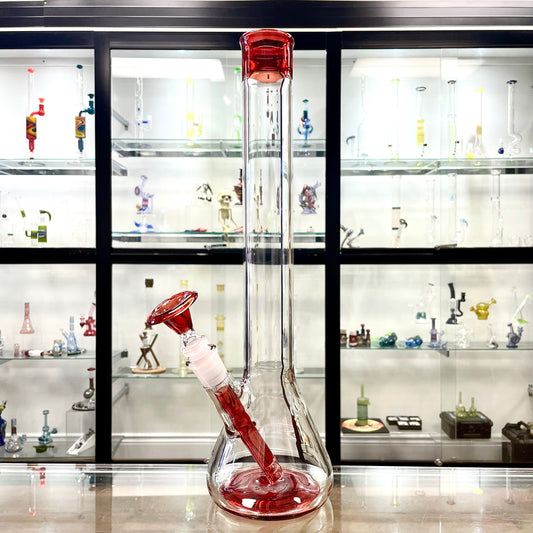 Philip Legge Medium Beaker w/ Colour Accents - Red Elvis