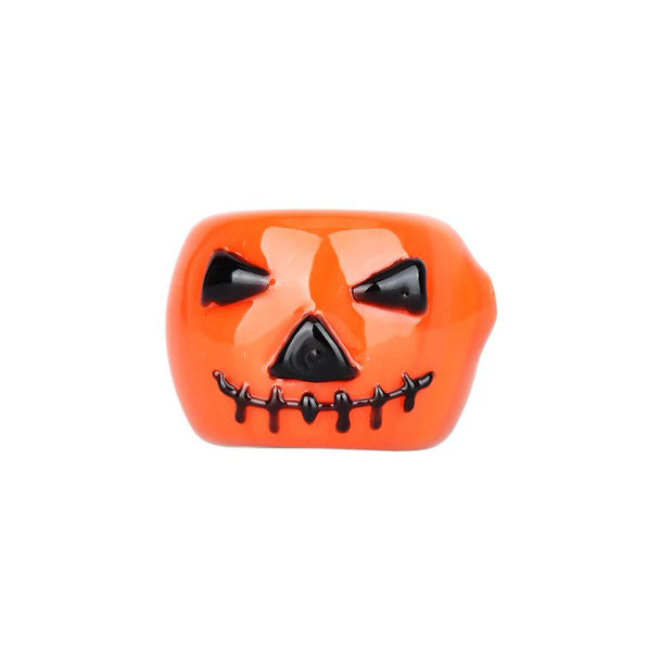 Unbranded 4" Jack-O-Lantern Glass Hand Pipe
