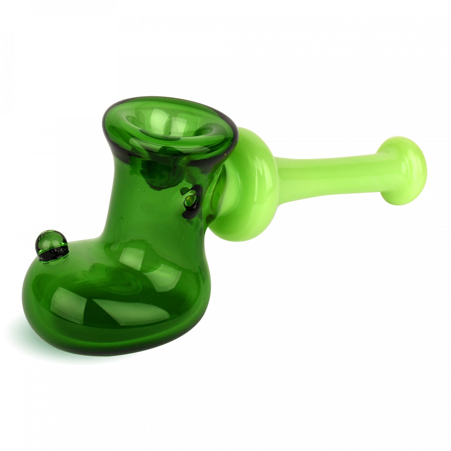 Red Eye Glass 6.5" Boot Hammer Hand Pipe