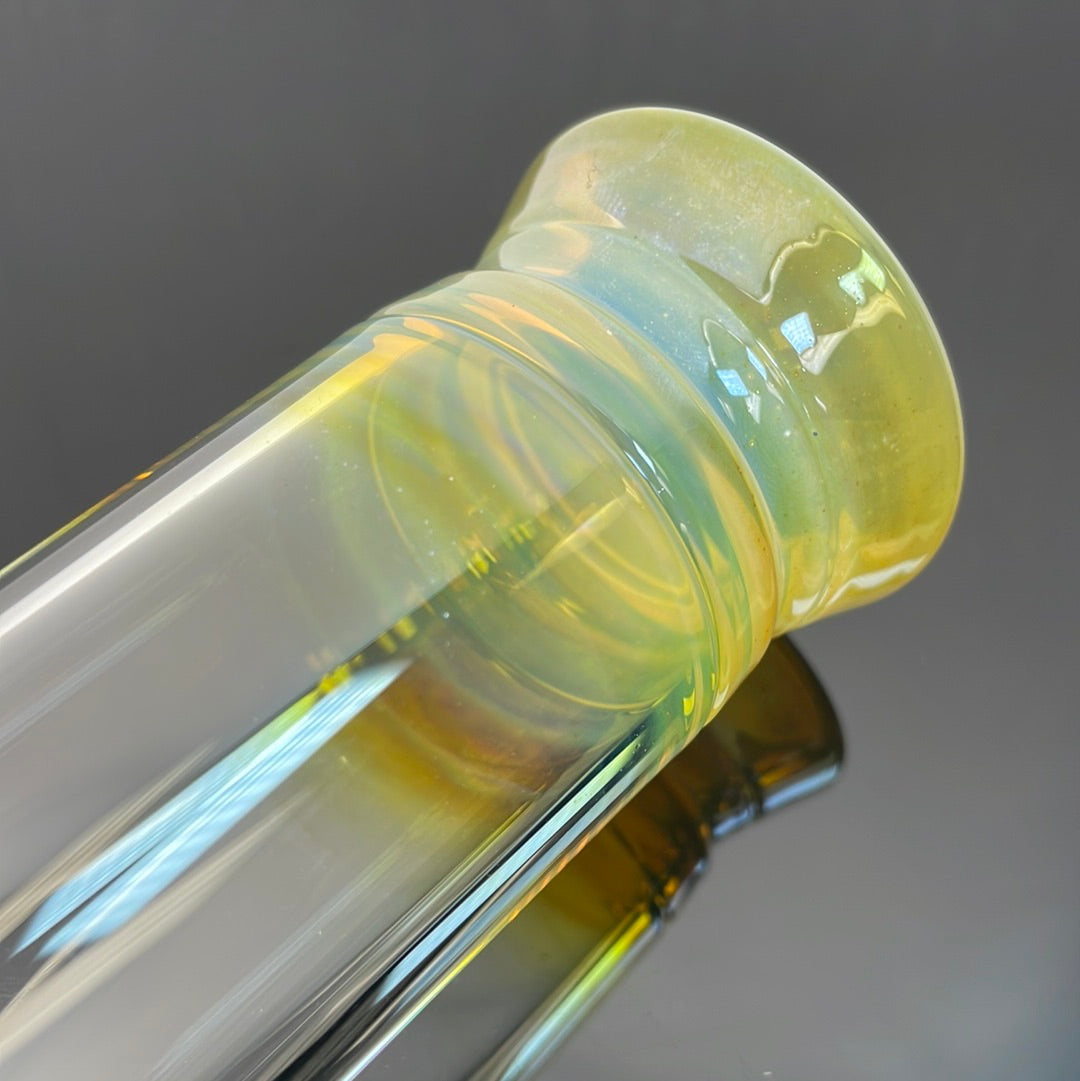 Jesse Who 44mm Fumed Gridcap Tube w/ Breakwater Function - Single Bore w/ Sculpted Mid Section