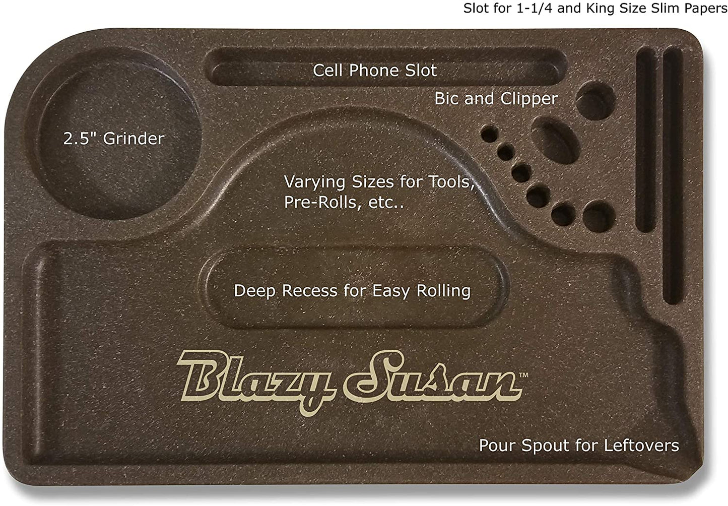 Blazy Susan Hemp Rolling Tray