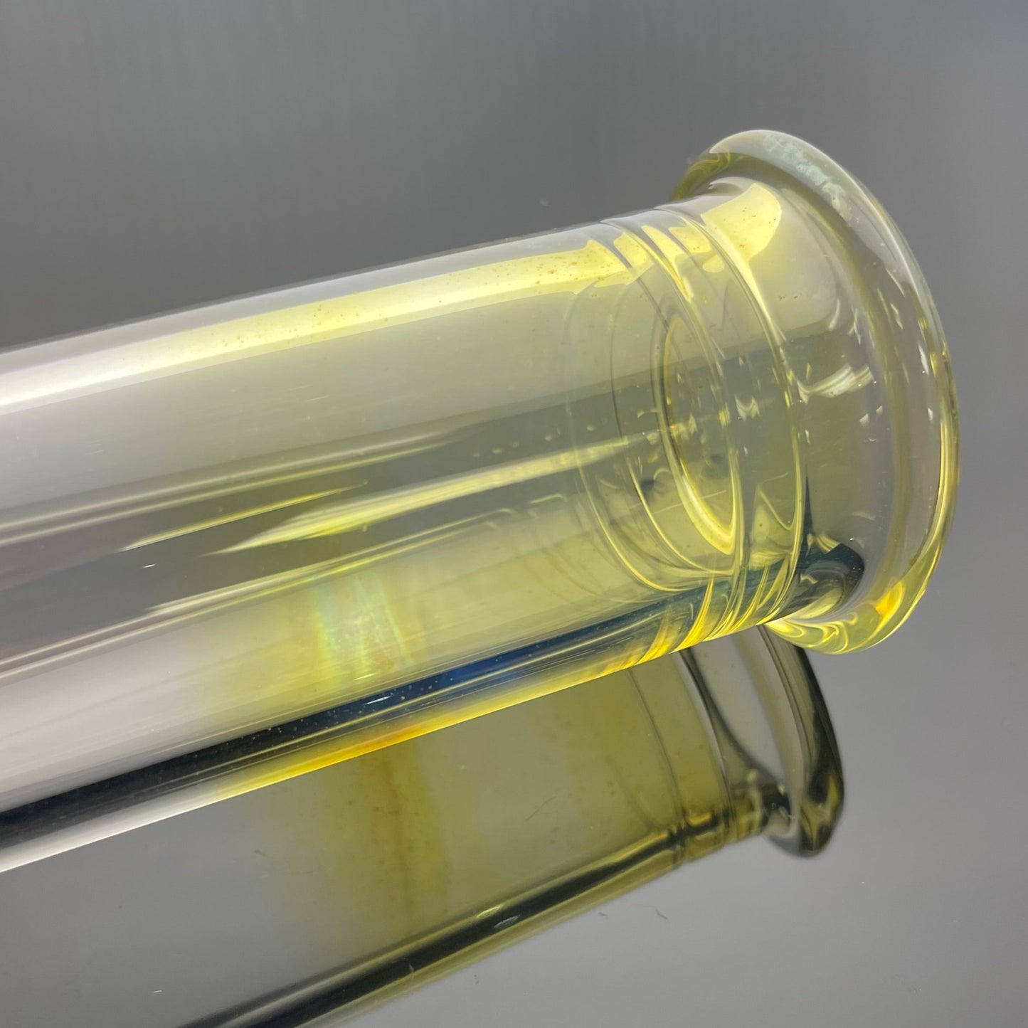 Jamms Natty Perc Straight Tube - Clear w/ Fuming