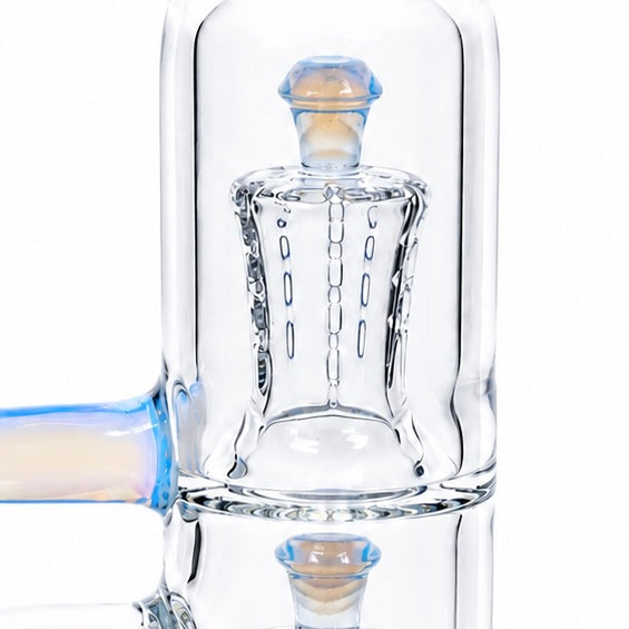 Jamms Full Accent Double Diamond Tube w/ Colour Band - Moonstone