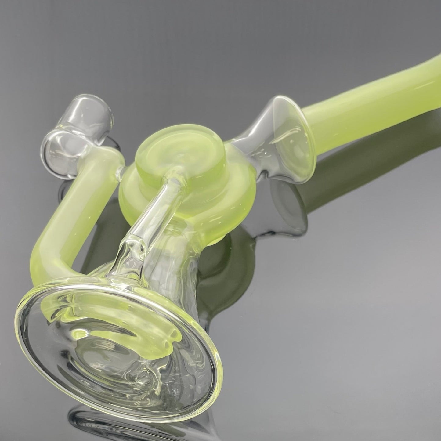 Eka Glass Lil' Dipper Rig - Ghosted Slyme