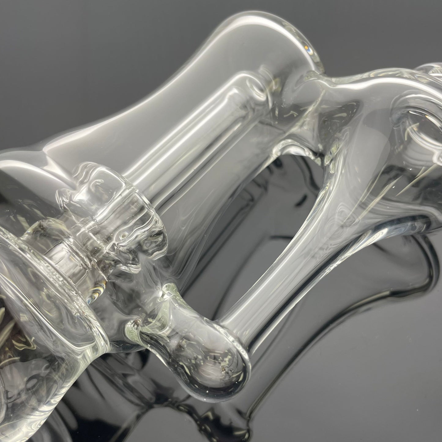 Green Belt Puffco Peak Recycler Top - Clear