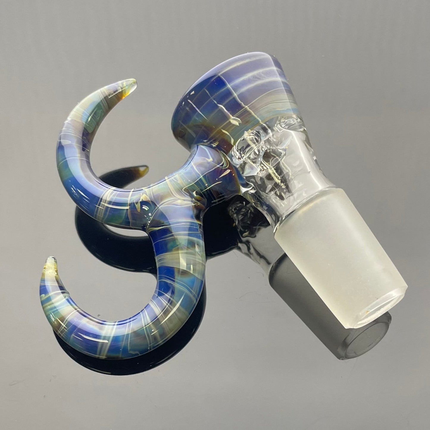 Gump Glass Bowl 2 Horn 18mm 4 Hole