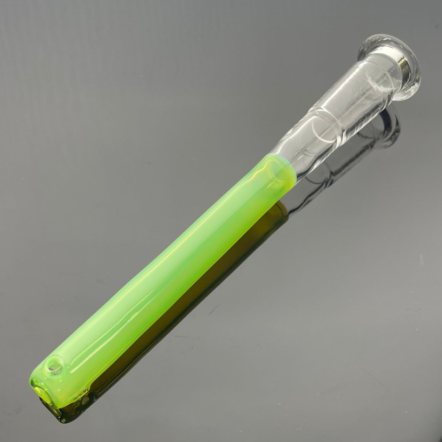 Gore Glass 50mm Fully Accented Beaker - Milky Green