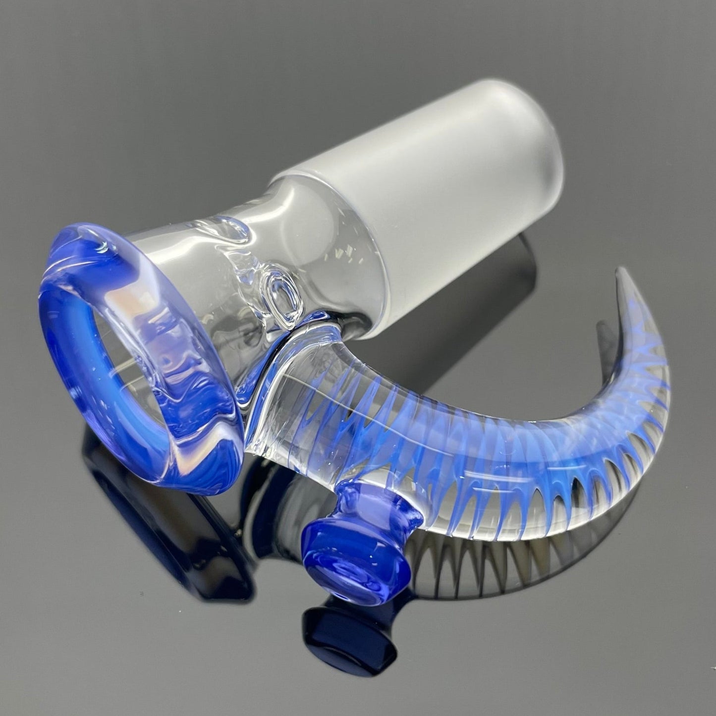 Jamms Clear Base Bowl w/ Colour Lip & Cane 18mm 4 Hole