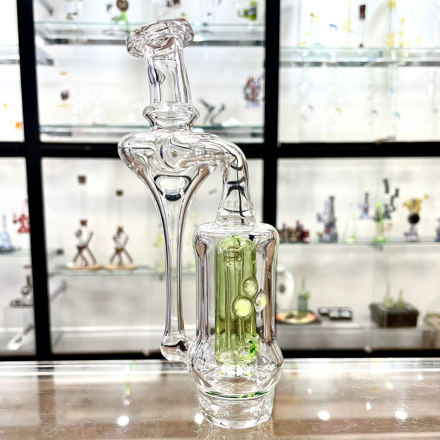 Green Belt Carta Recycler Top - Lime & Satin Slyme