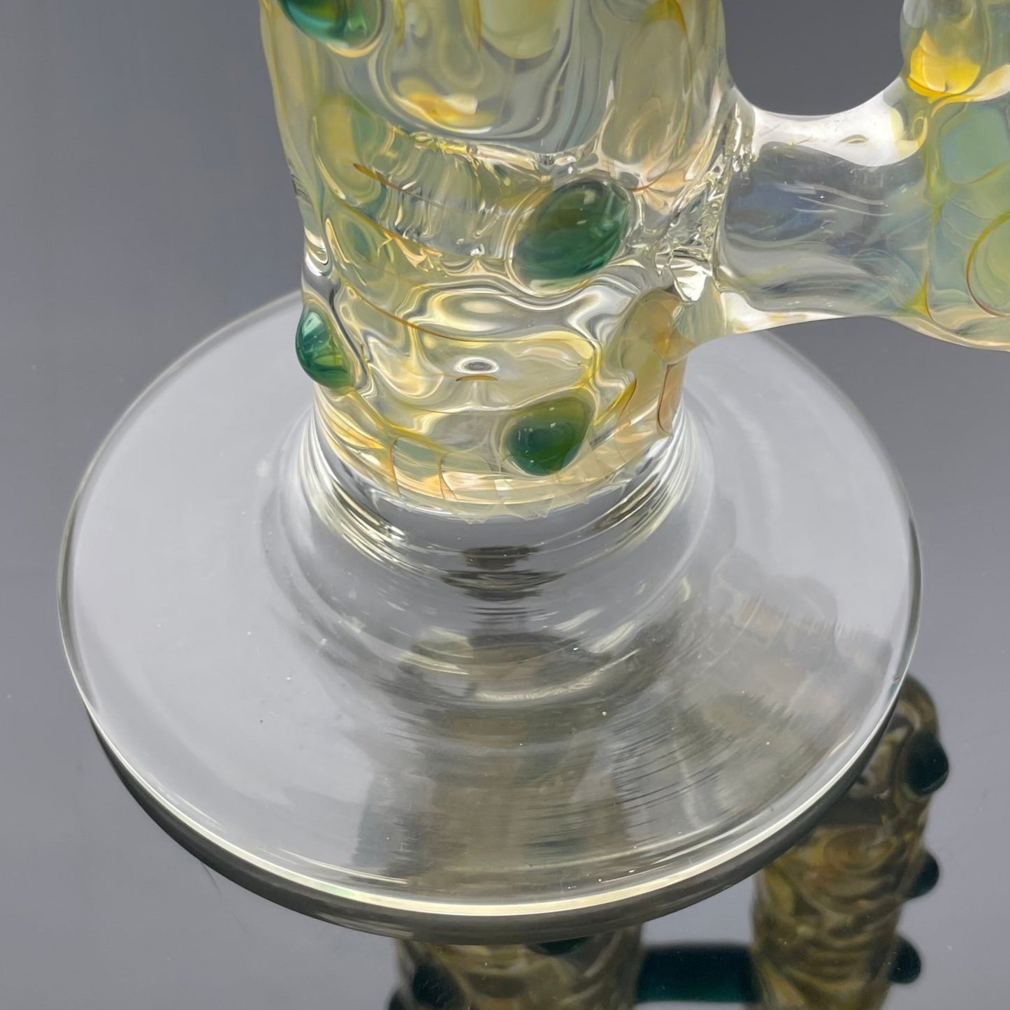 Shine Glass 19" Artifact Fumed 44mm Stemline w/ Monster Bowl - #2