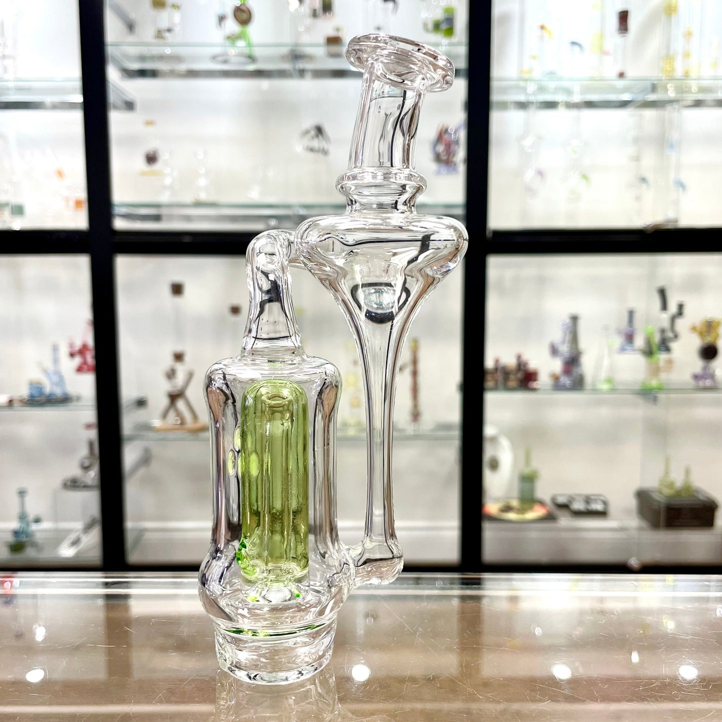 Green Belt Carta Recycler Top - Lime & Satin Slyme