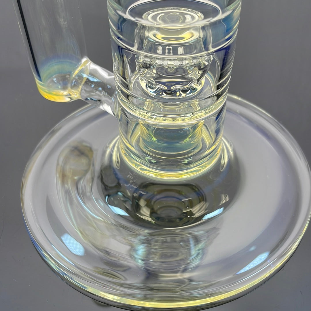Jesse Who 44mm Fumed Gridcap Tube w/ Breakwater Function - Single Bore w/ Sculpted Mid Section