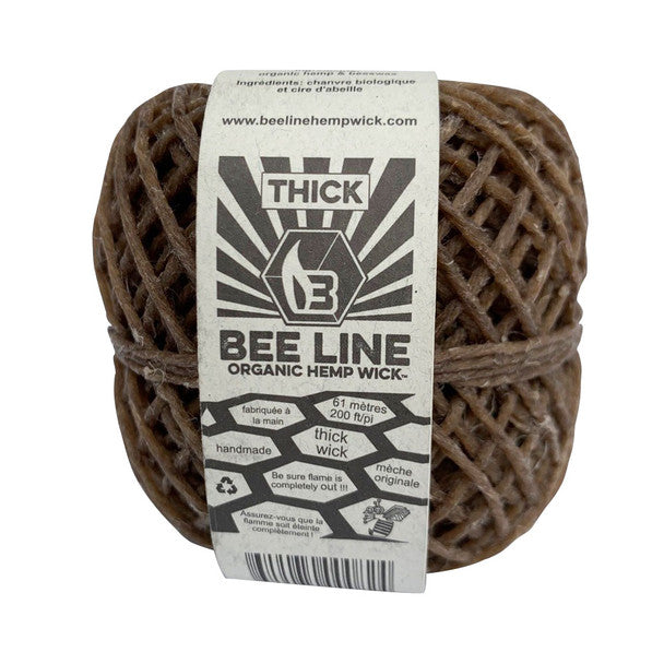 Bee Line Thick Hemp Spool - 200 Feet
