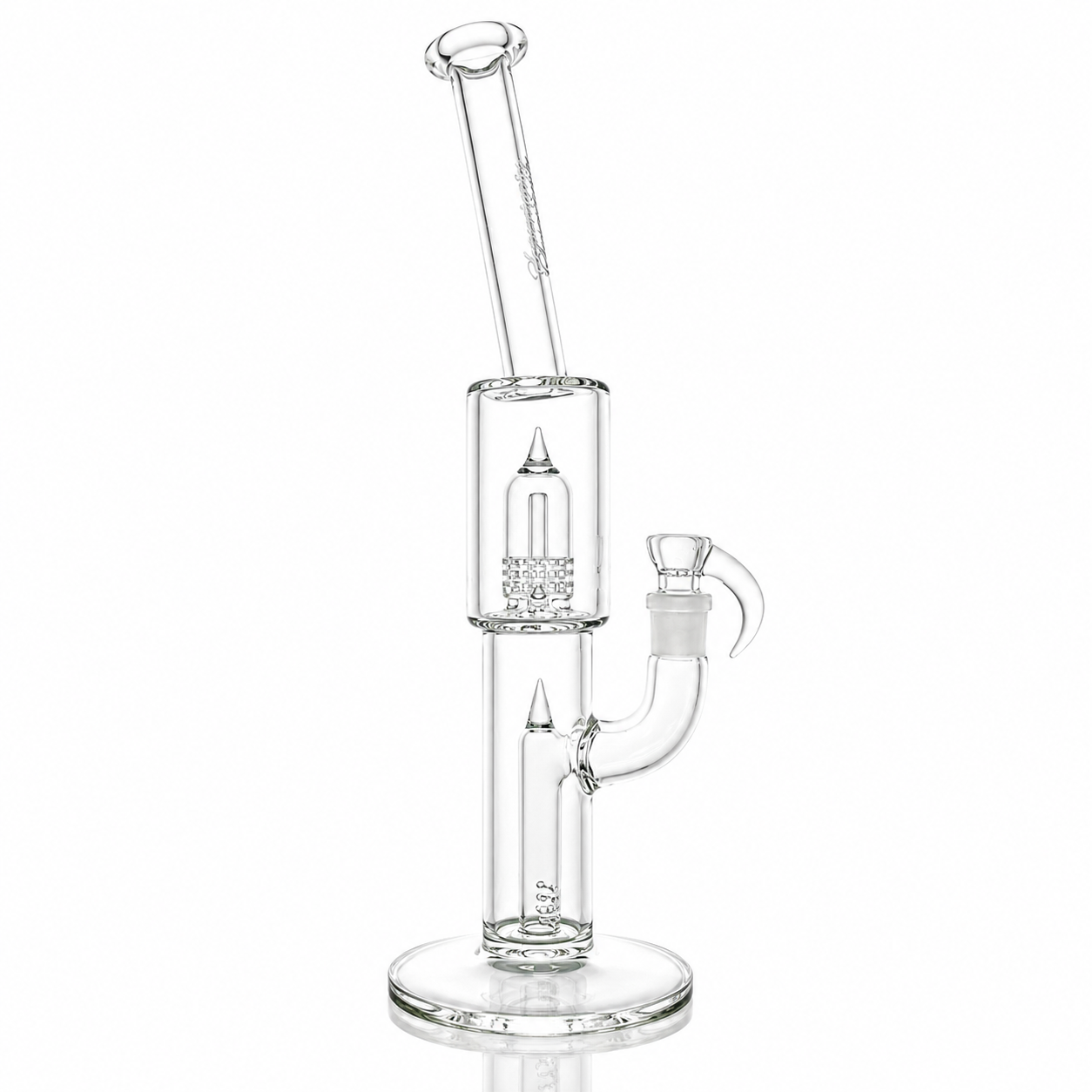 Sovereignty Fixed Stem180 to Mini Grid Dome w/ Bent Neck Clear Tube