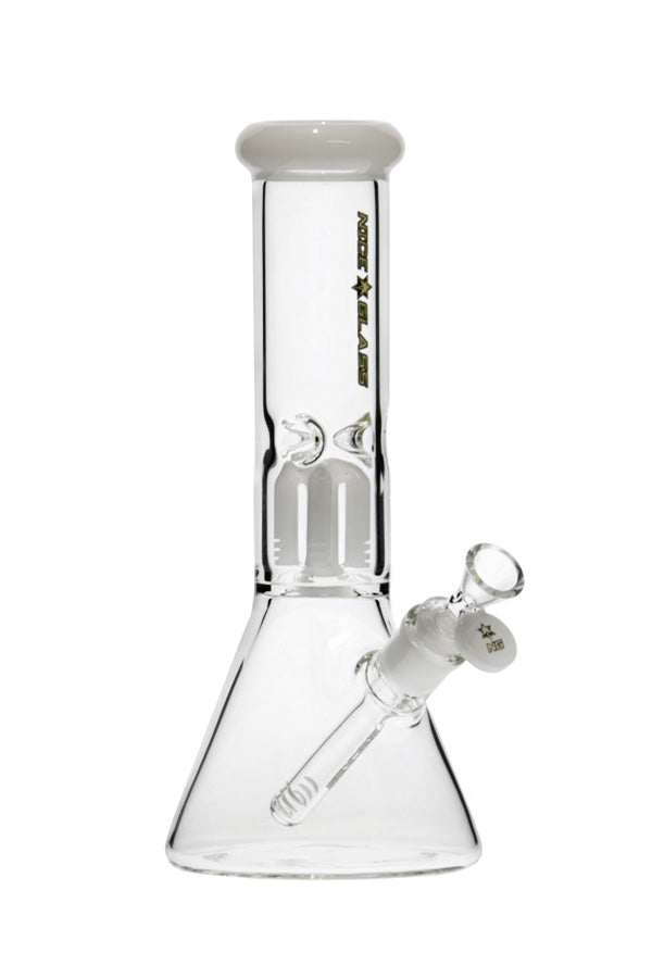 Nice Glass 12" 5mm Beaker w/ 4-Arm Tree Perc