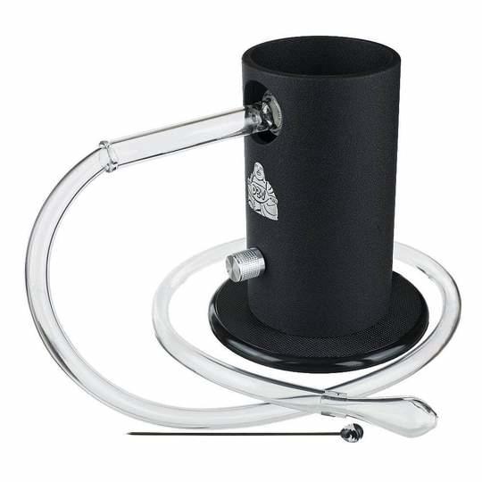 Da Buddha Vaporizer with Red Carrying Bag - Black Unit