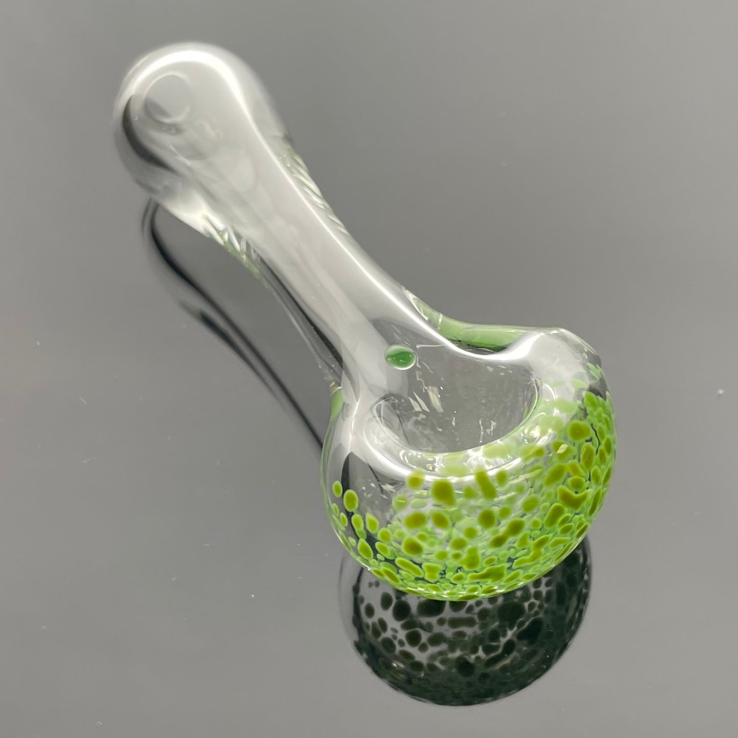 Skullfish 3.5" Clear Pipe w/ Frit Colour Accents
