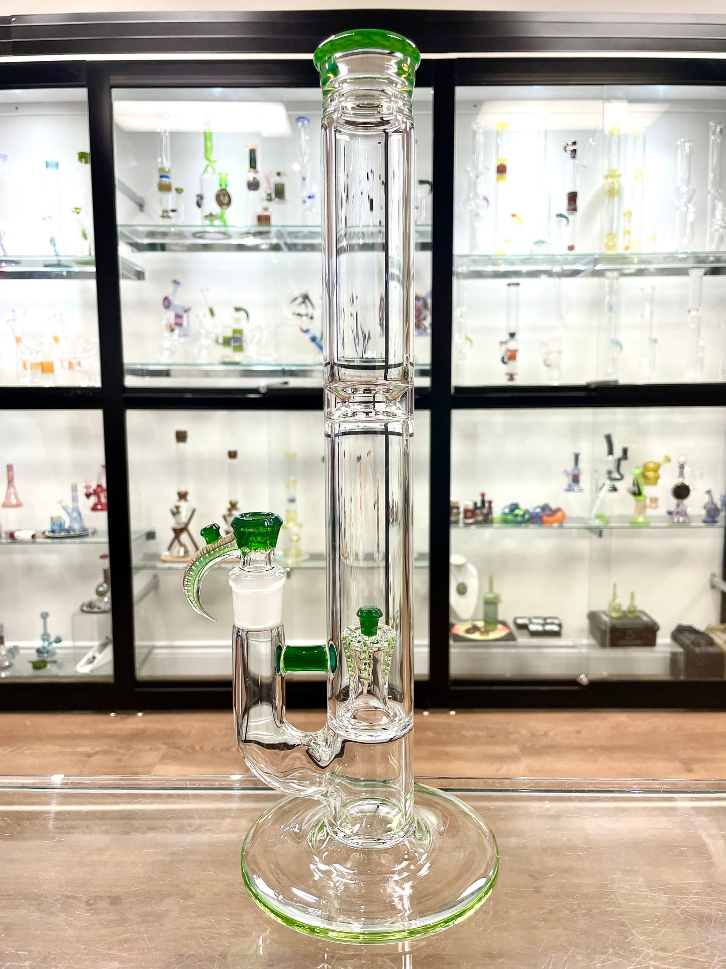 Jamms Straight Tube w/ Natty Nub Perc - Plantphibian Honeycomb